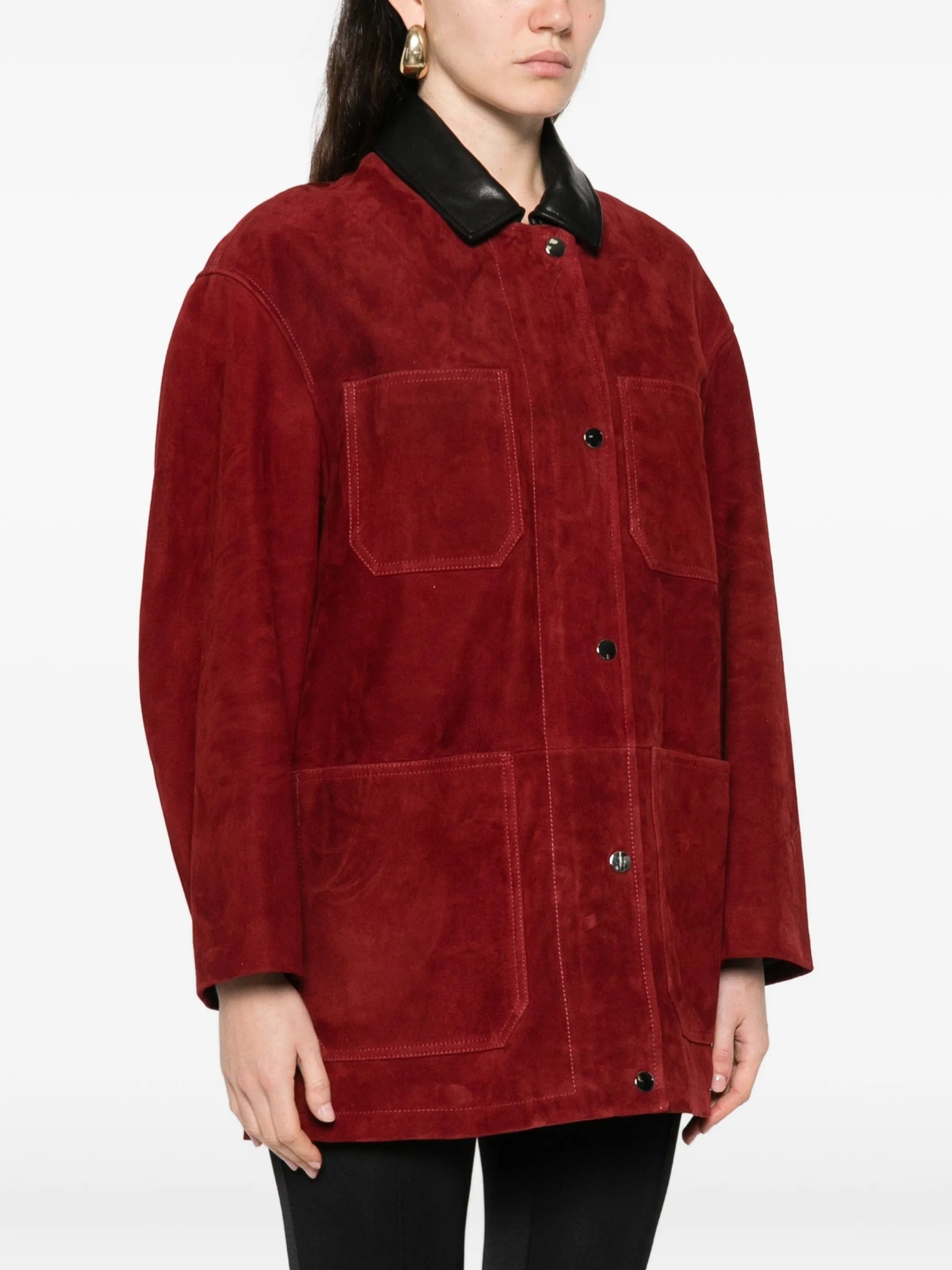 Nour Hammour Barn suede jacket