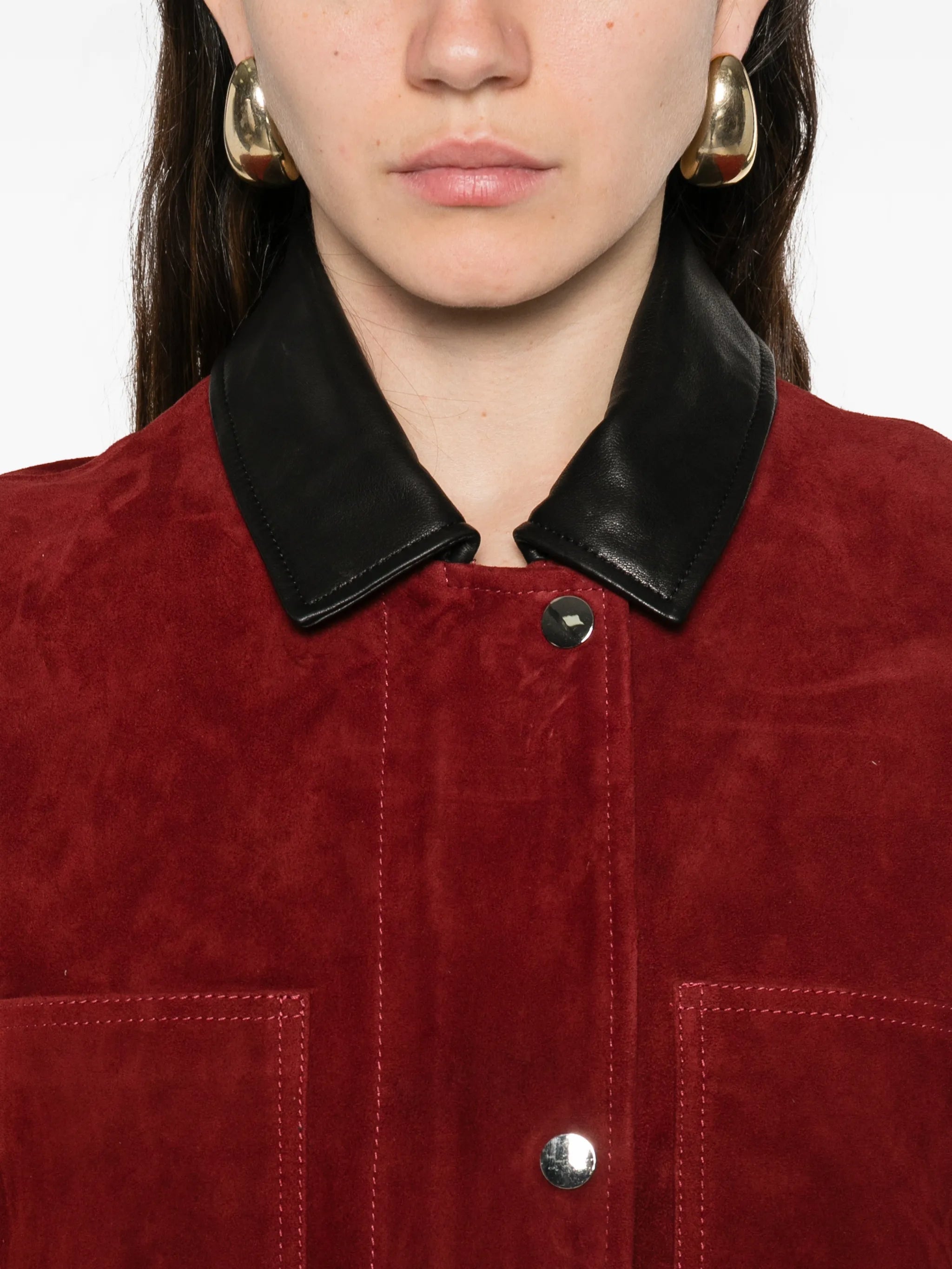 Nour Hammour Barn suede jacket