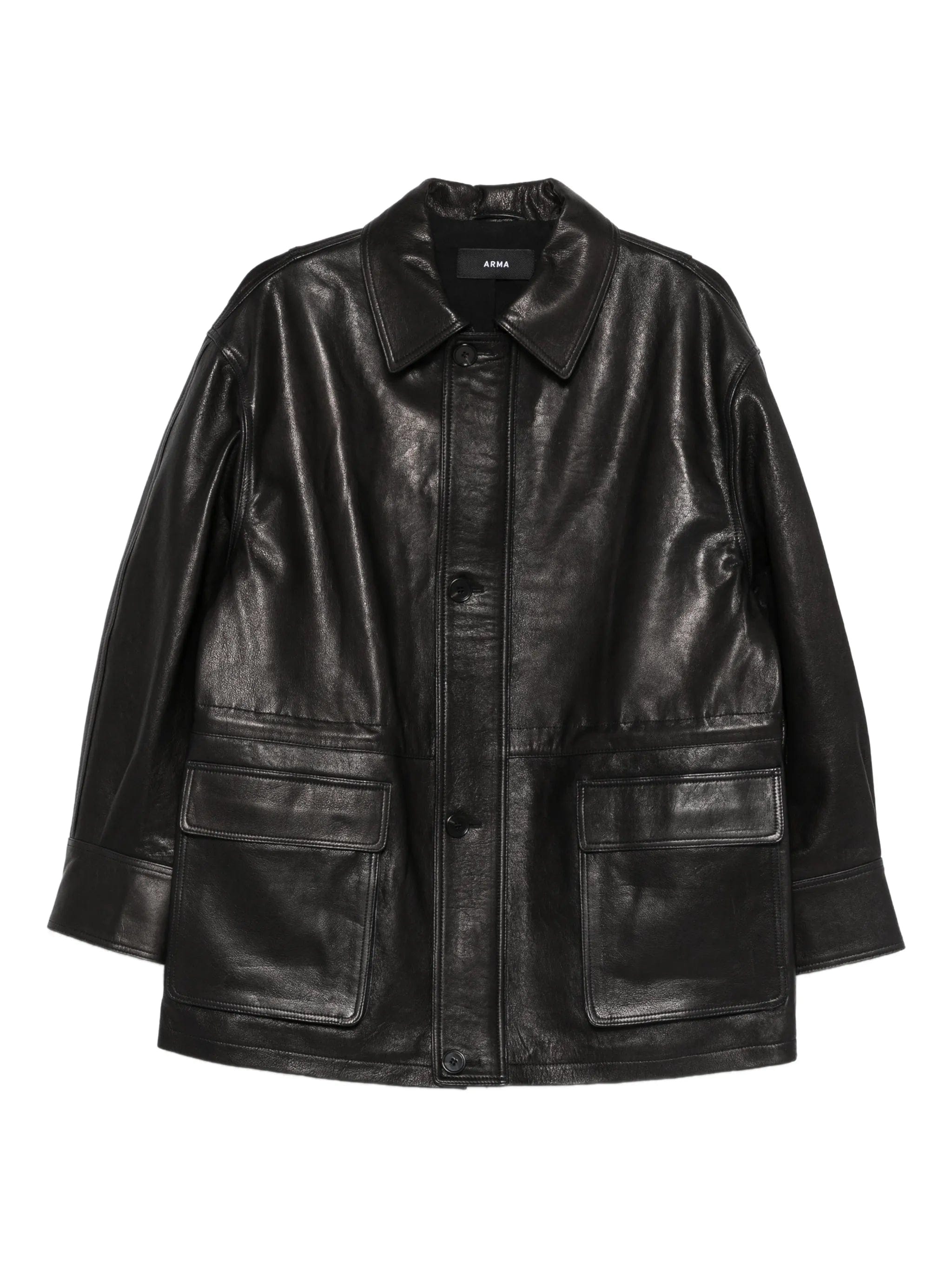 Arma Maeve flap - pockets leather jacket