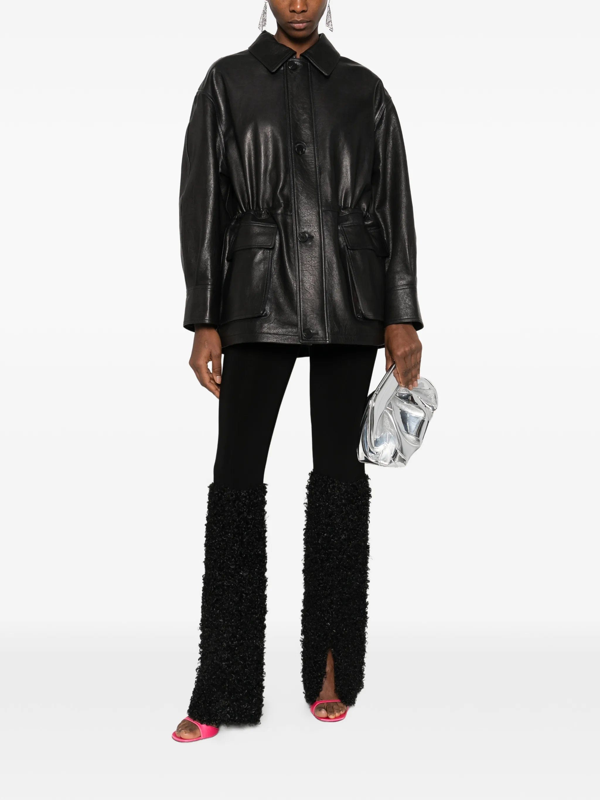 Arma Maeve flap - pockets leather jacket