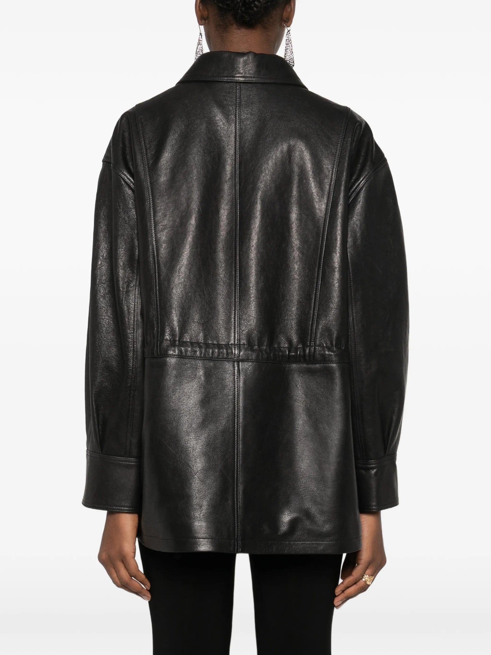 Arma Maeve flap - pockets leather jacket