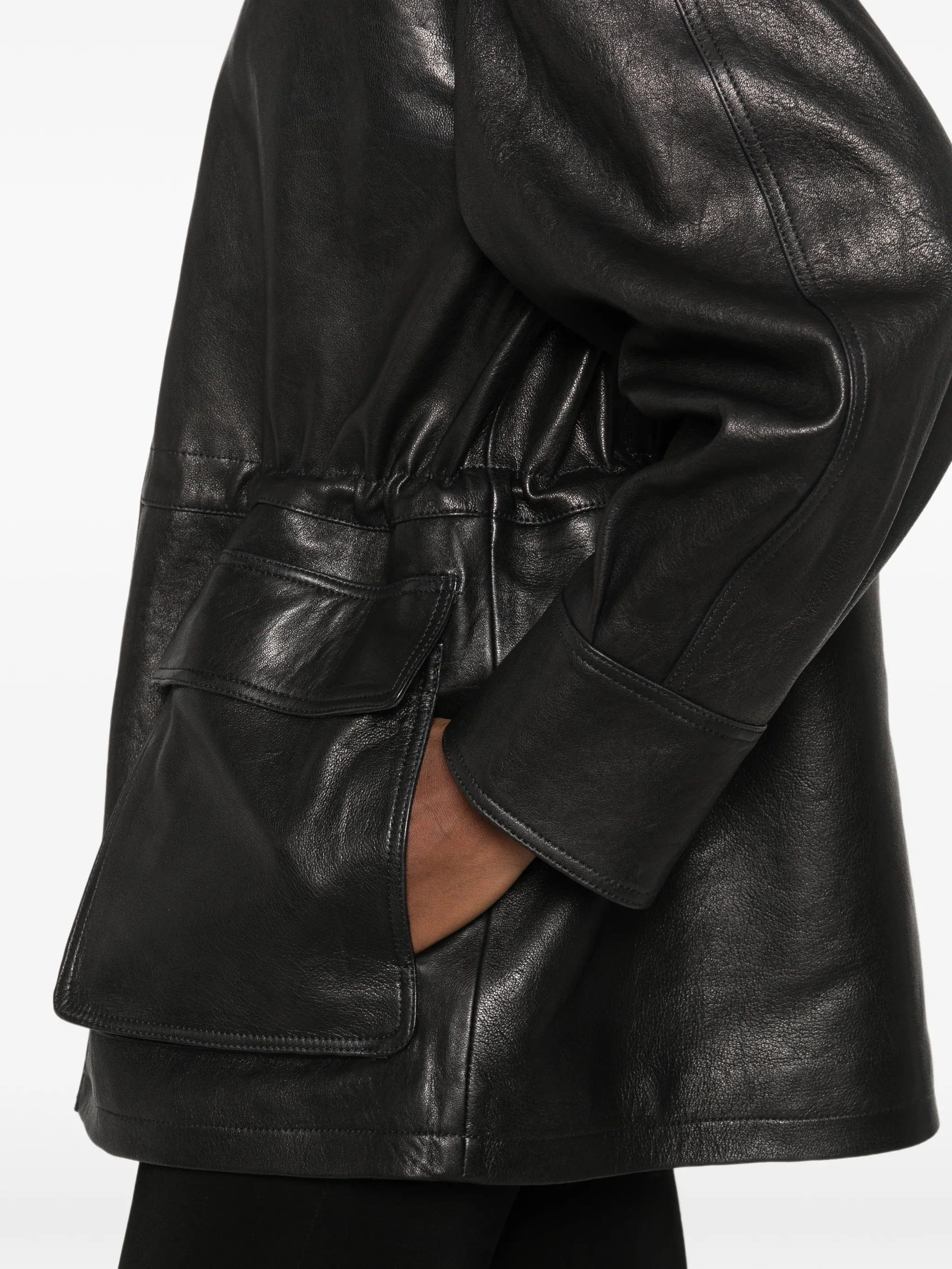 Arma Maeve flap - pockets leather jacket