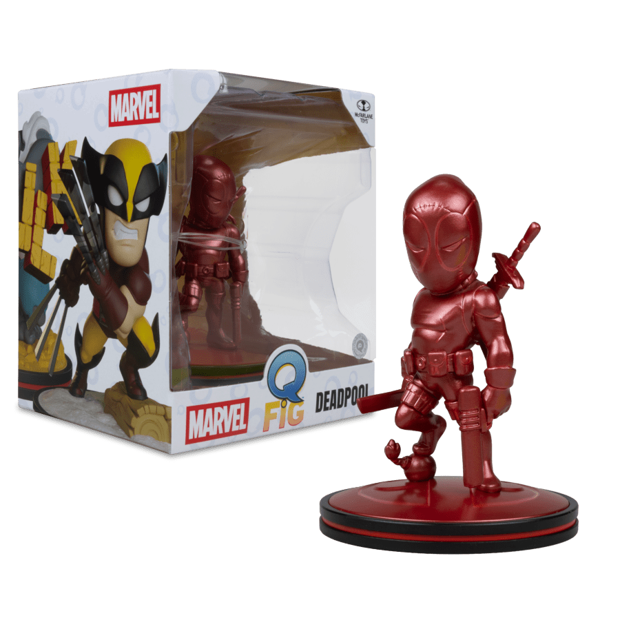 Mcfarlane Toys Marvel - Deadpool Metallic Variant Q - Fig Vinyl Figure
