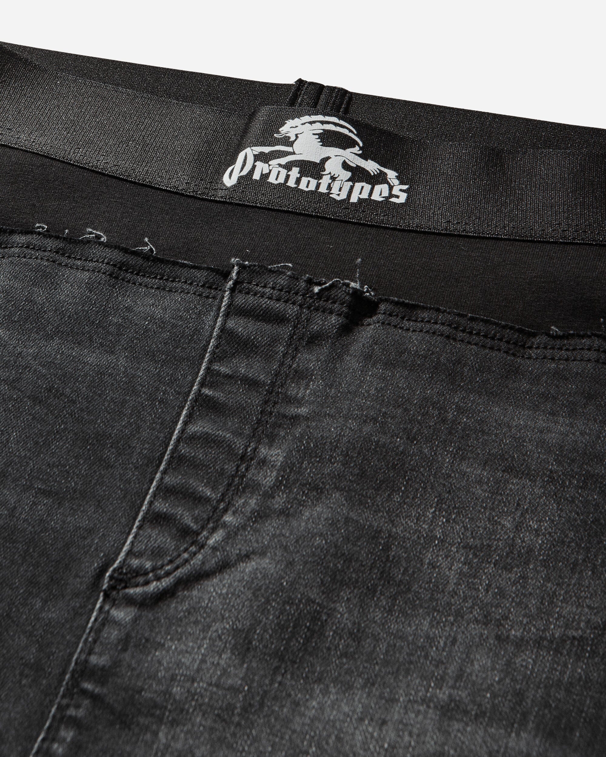 Prototypes Women's Denim Pencil Skirt Black