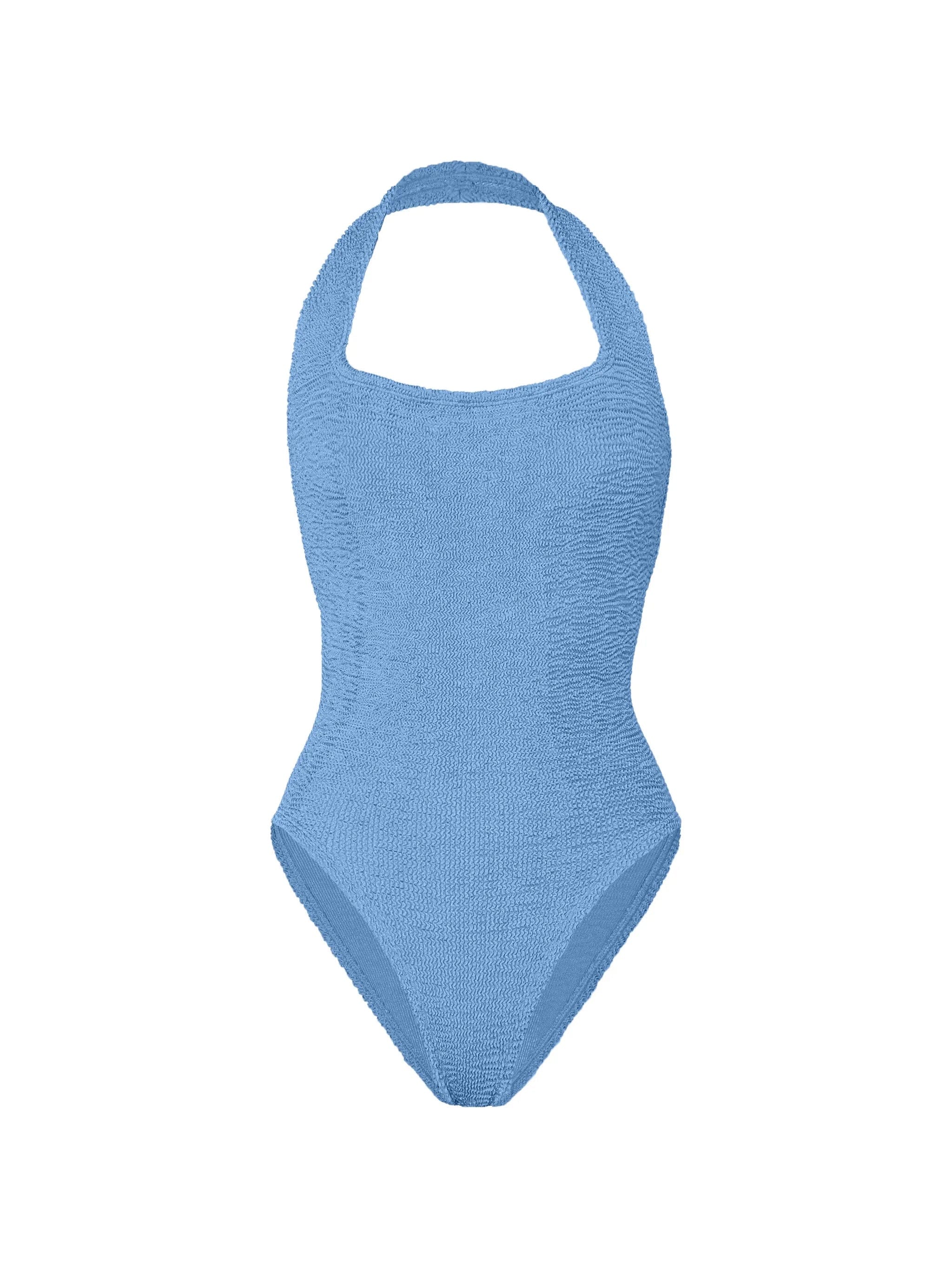 Hunza G Sandy crinkle - effect swimsuit
