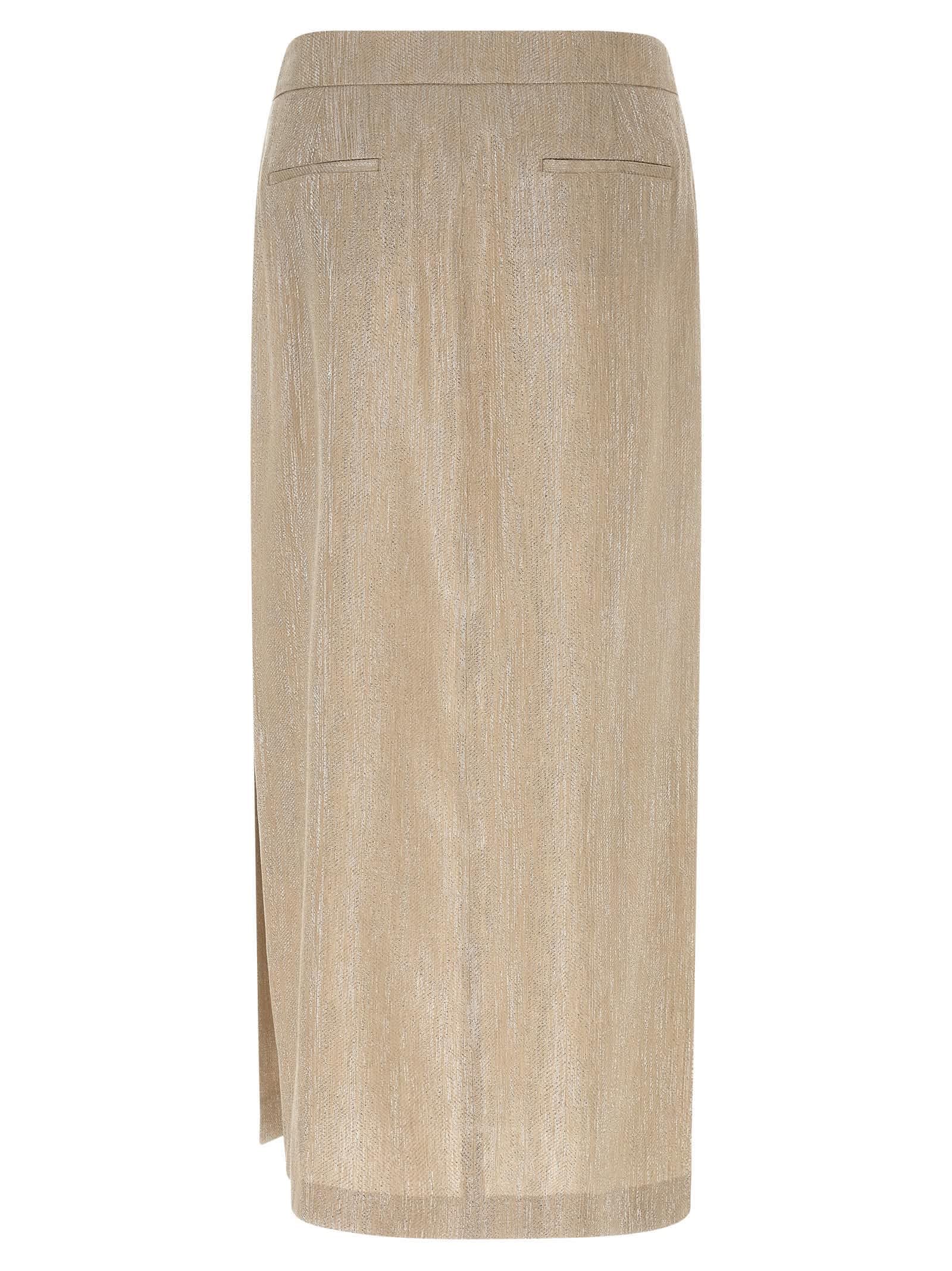 Peserico Viscose Midi Women's Skirt