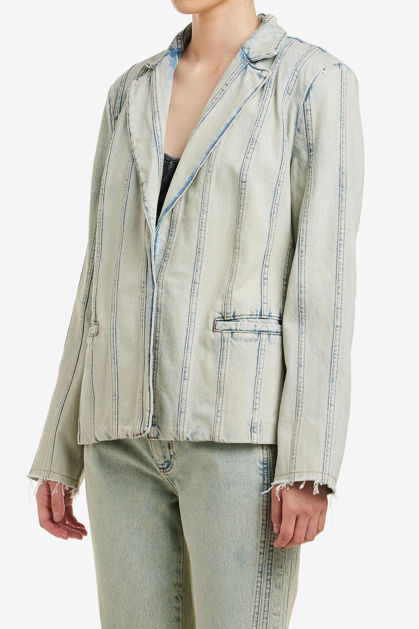 GUESS USA PANEL DENIM COAT