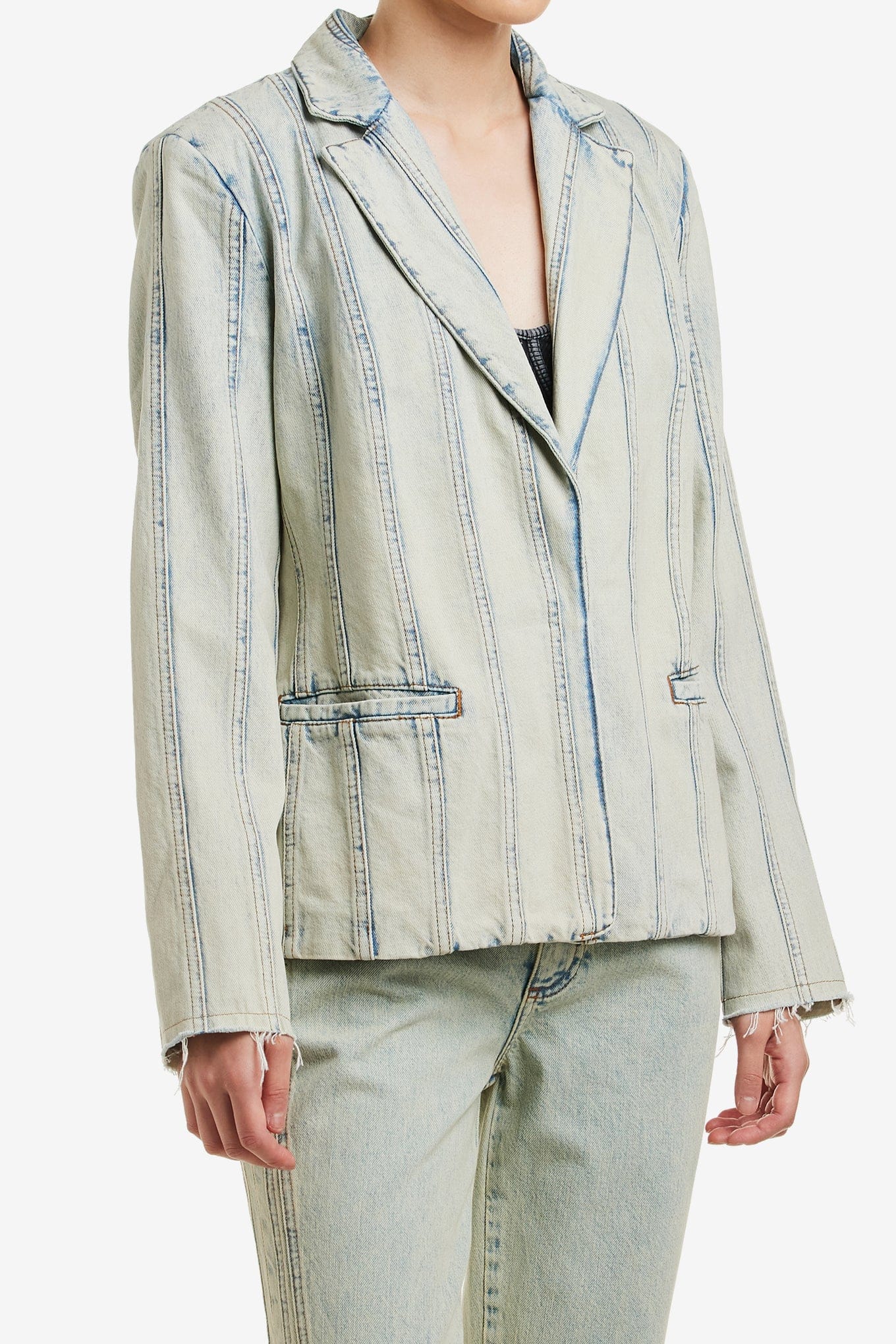 GUESS USA PANEL DENIM COAT