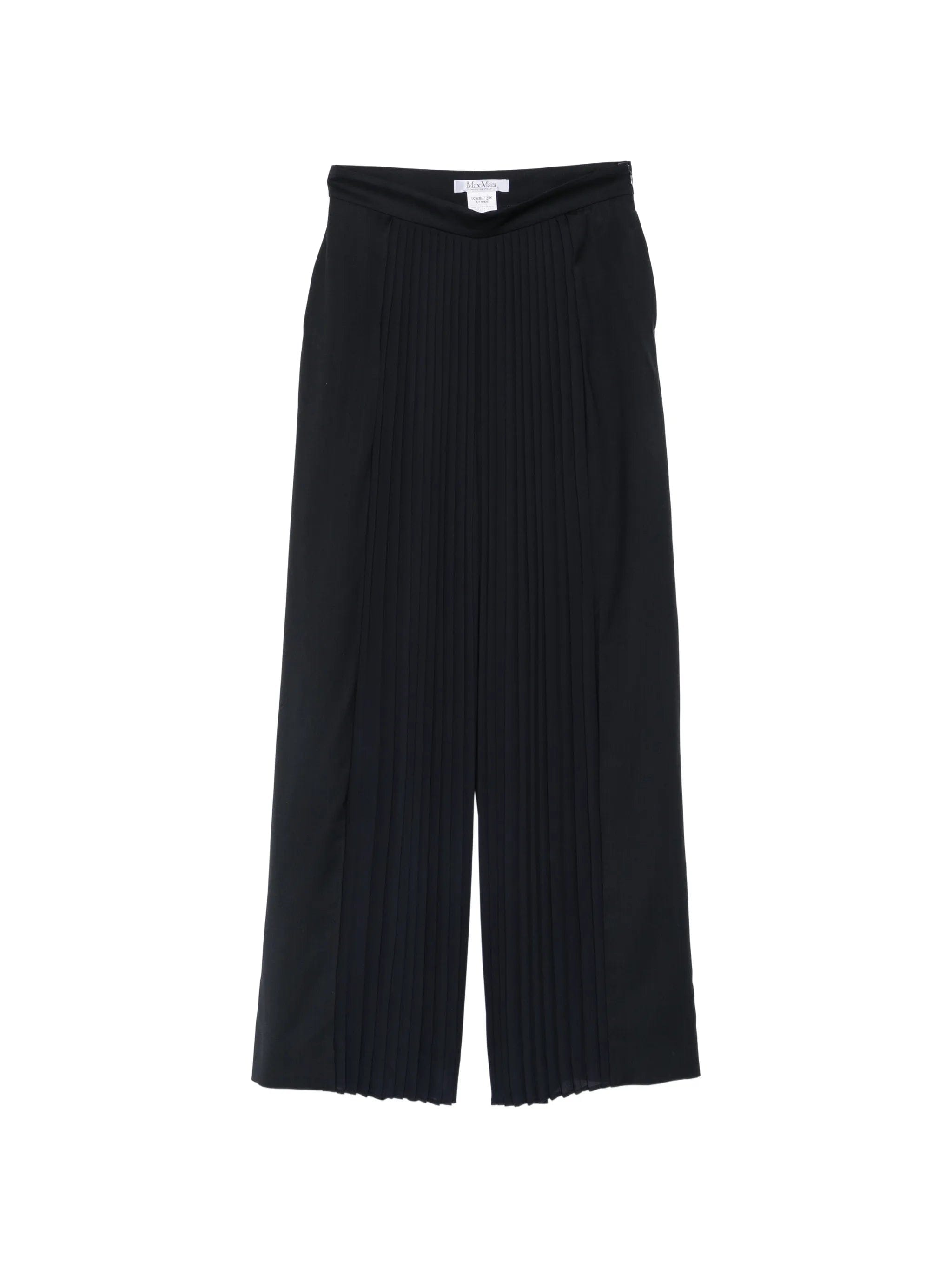 Max Mara Tiglio pleated palazzo pants