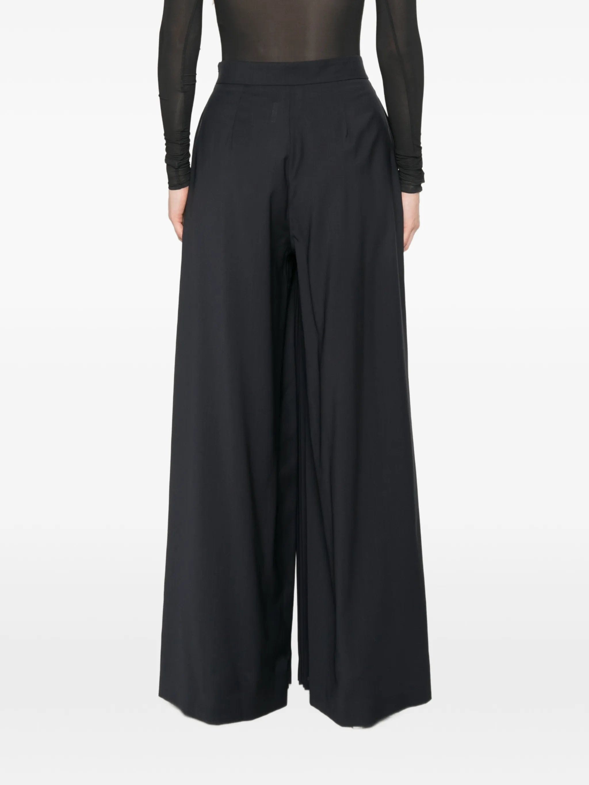 Max Mara Tiglio pleated palazzo pants