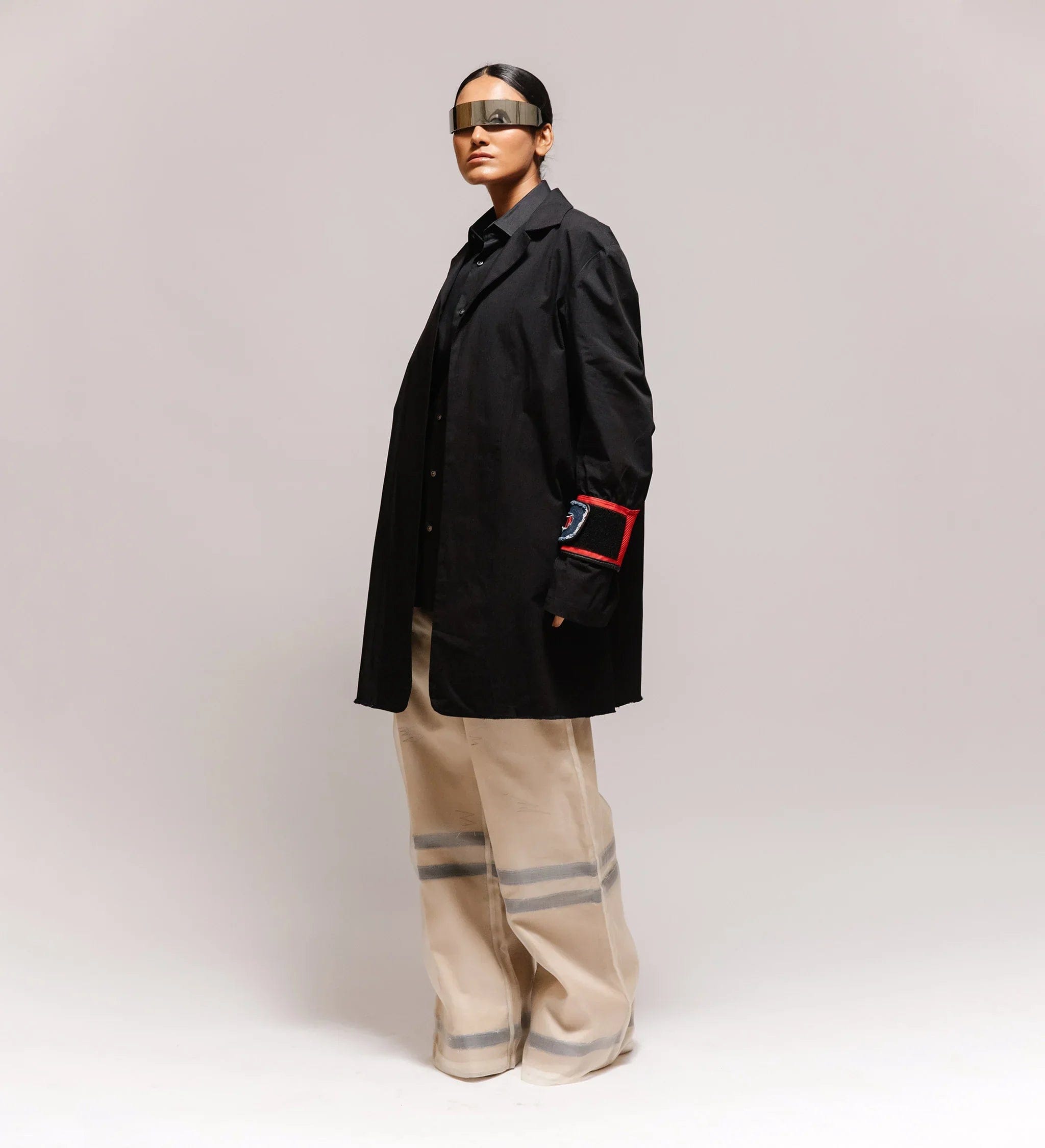 Cause & Effect Black Jack' Twill Boxing Gloves Sleeves Coat