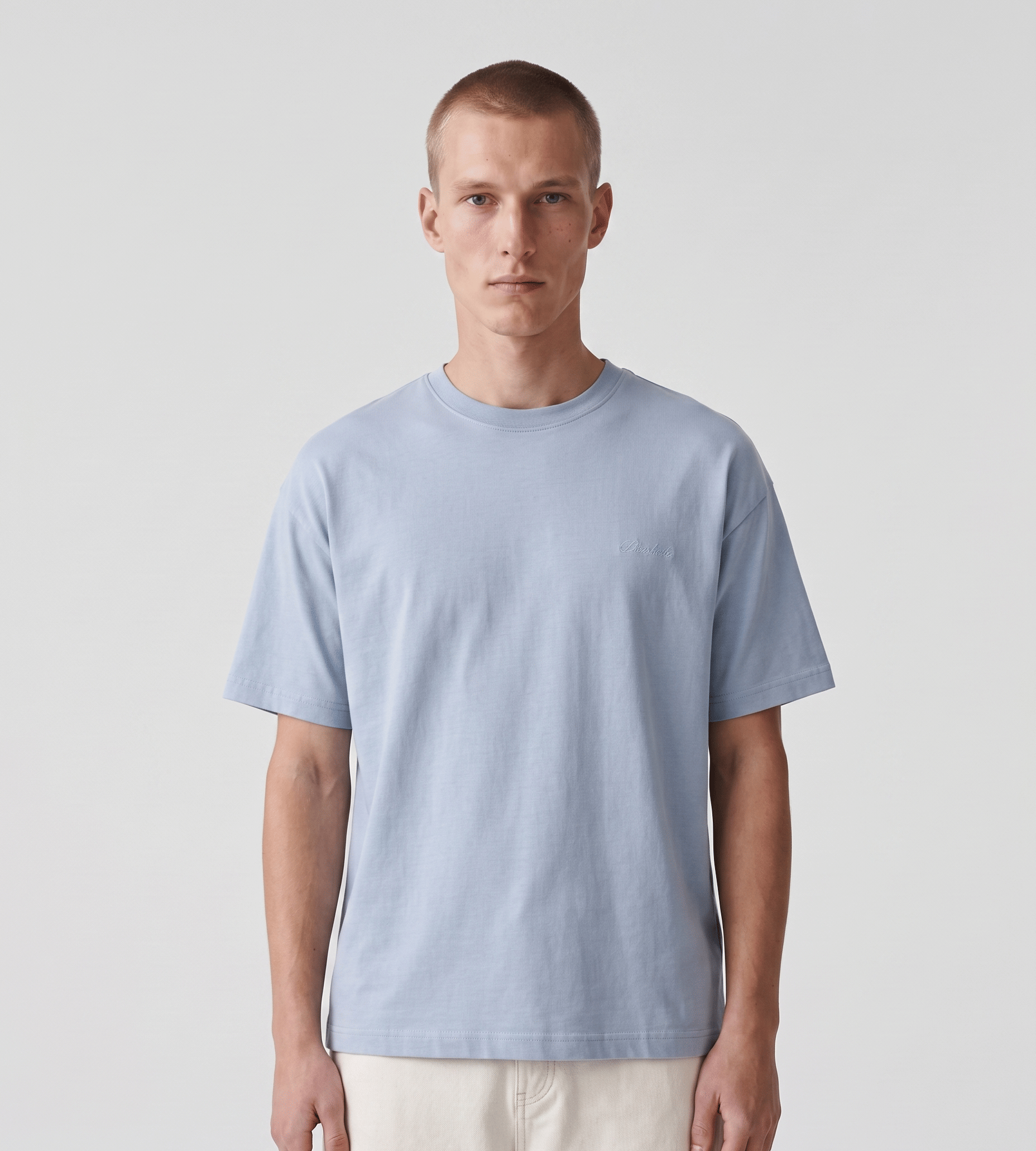 Blue Baskèts Florist T - Shirt Light Blue