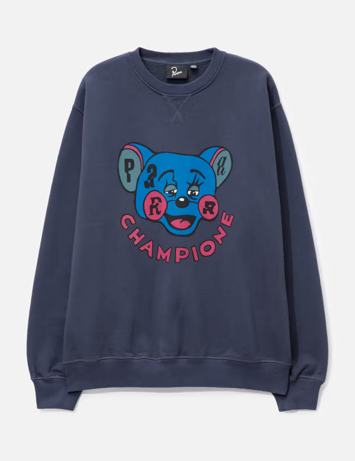By Parra Tired Champione Crew Neck Sweatshirt