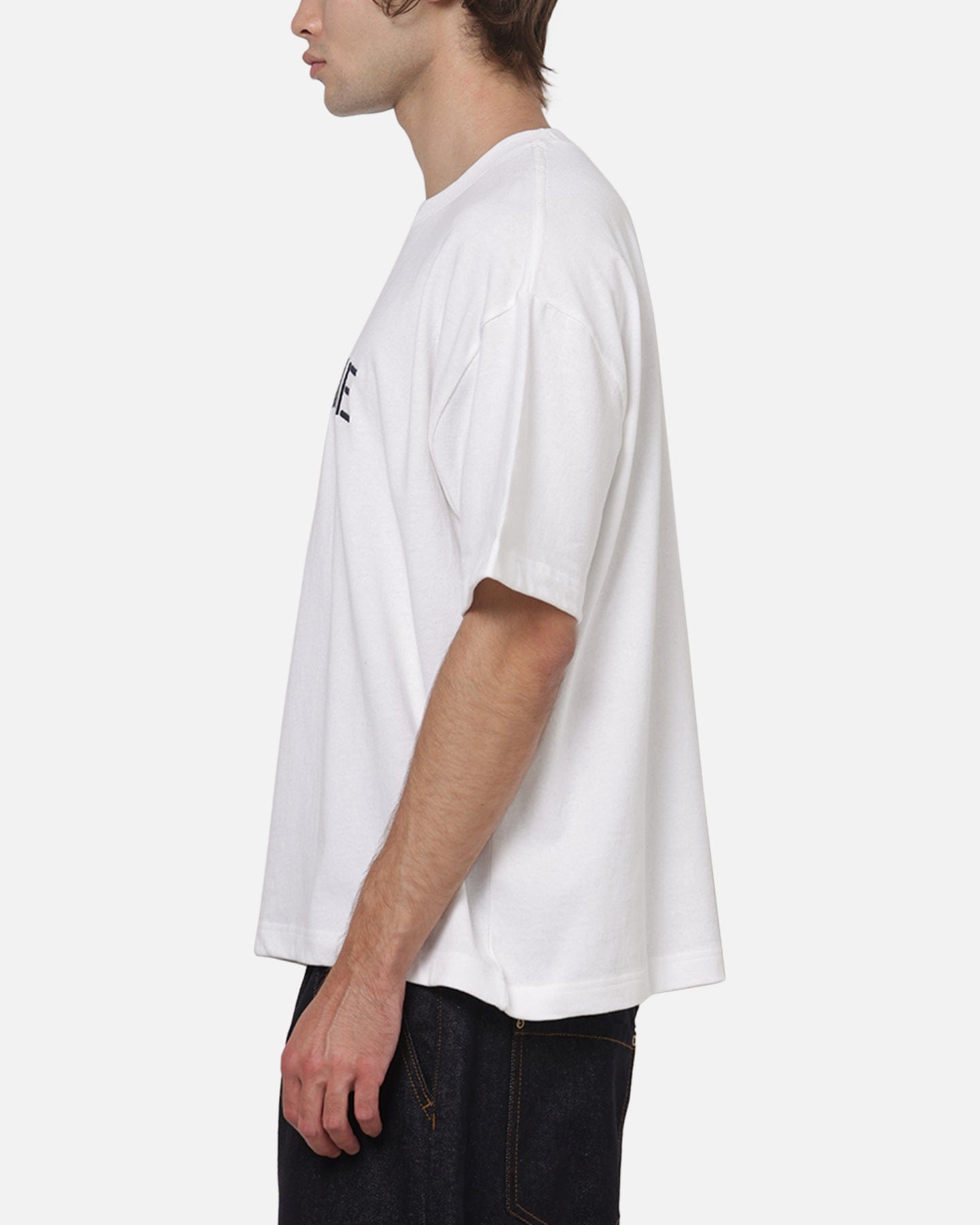 S Double Stencil Heavy Weight T - Shirt White