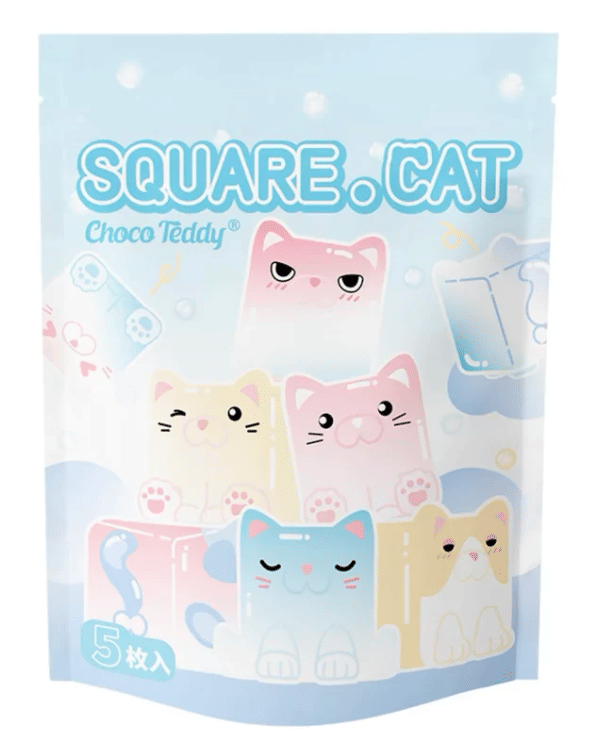 Taropudding Mini Square Cat Ice Cool (Jenga) Glow In Dark Blind Bag Series (5PCS/Bag) by Choco Teddy