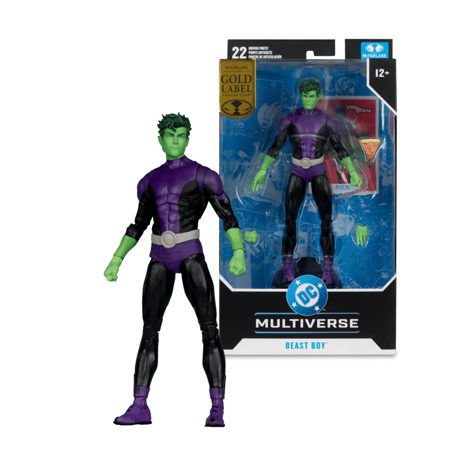 Mcfarlane Toys DC Multiverse - Beast Boy Gold Label Collector Edition 7" Action Figure
