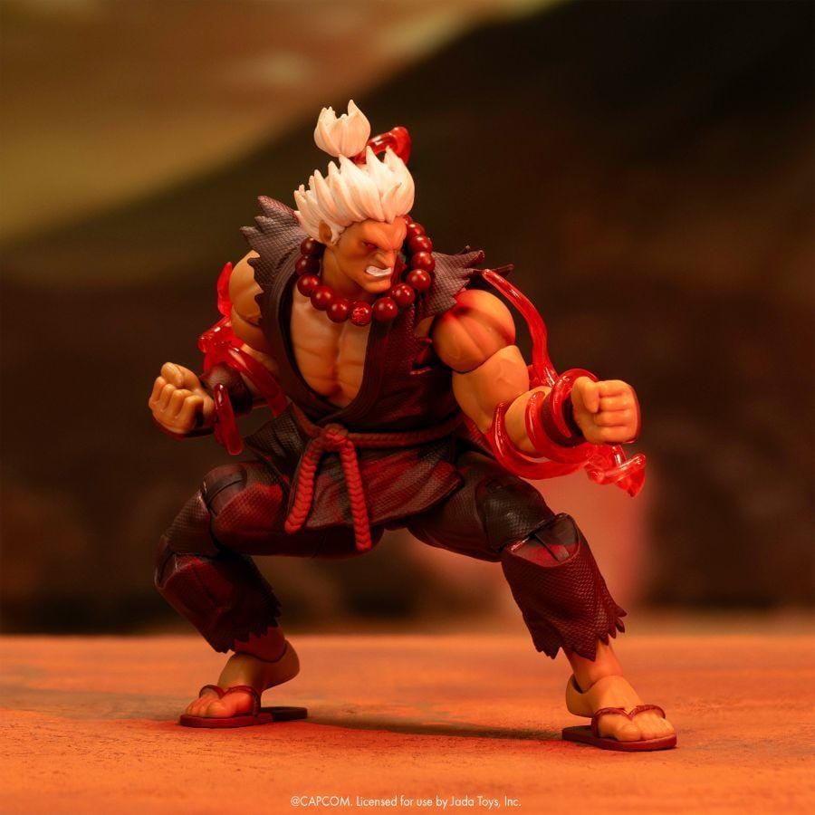 Jada Toys Street Fighter - Akuma SDCC Exclusive 6" Deluxe Action Figure