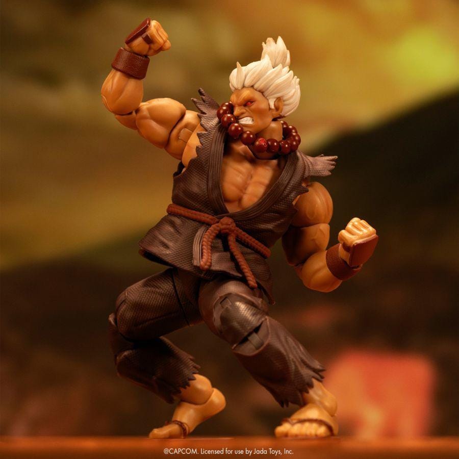 Jada Toys Street Fighter - Akuma SDCC Exclusive 6" Deluxe Action Figure