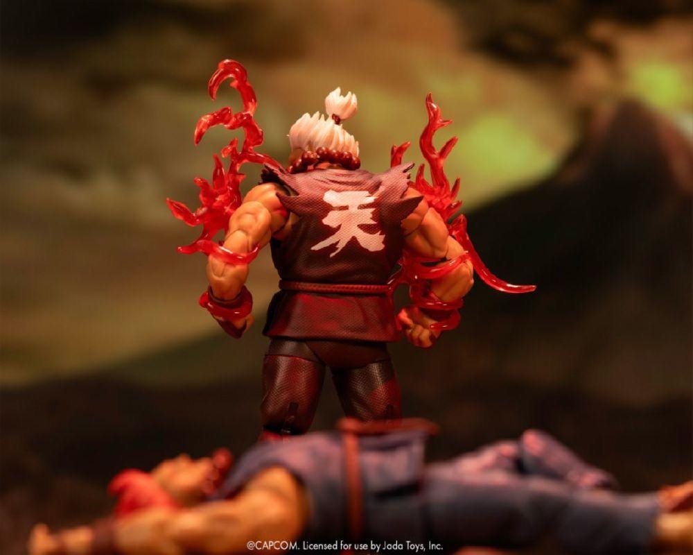 Jada Toys Street Fighter - Akuma SDCC Exclusive 6" Deluxe Action Figure