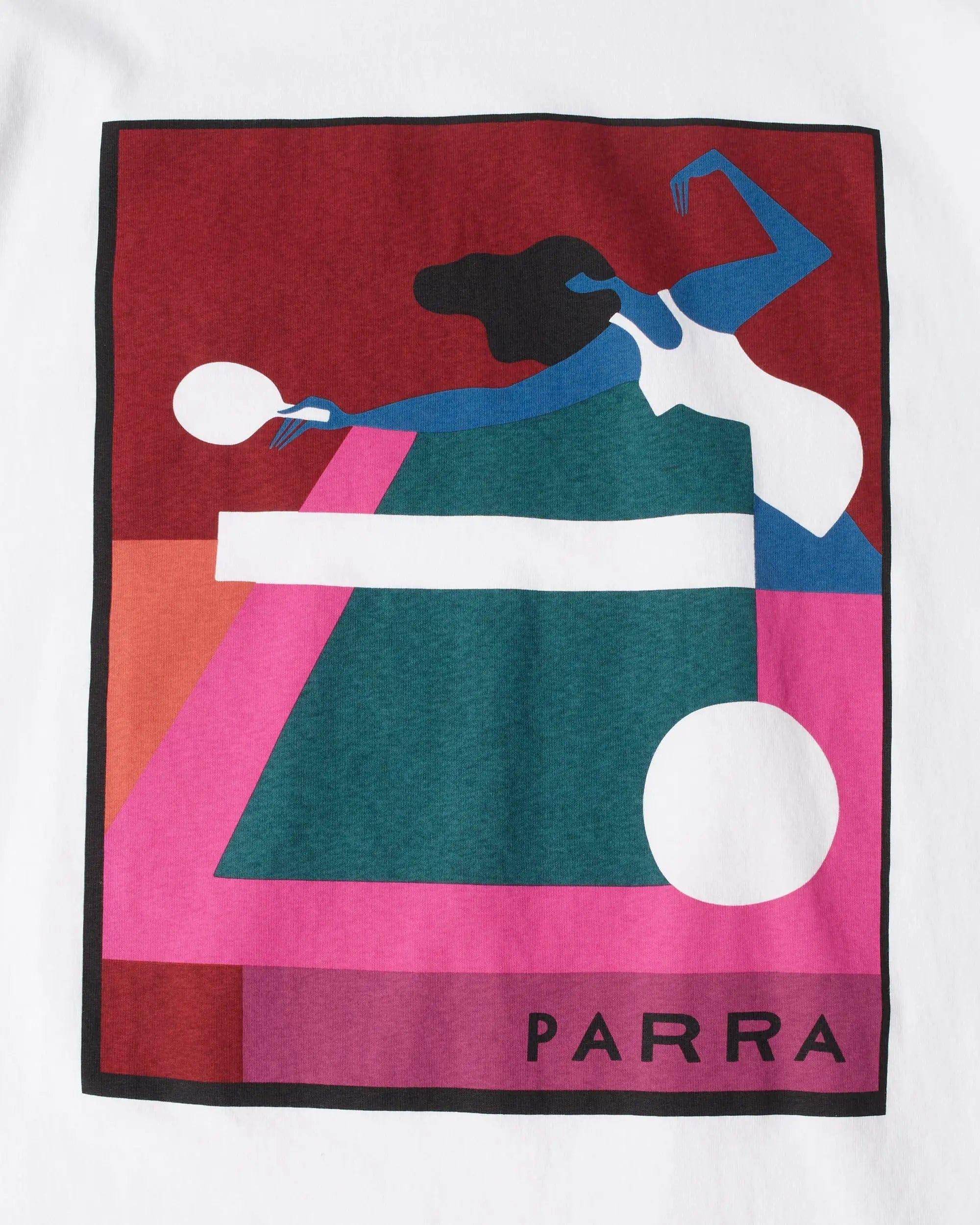Byparra Ping Ponged T - Shirt (White)