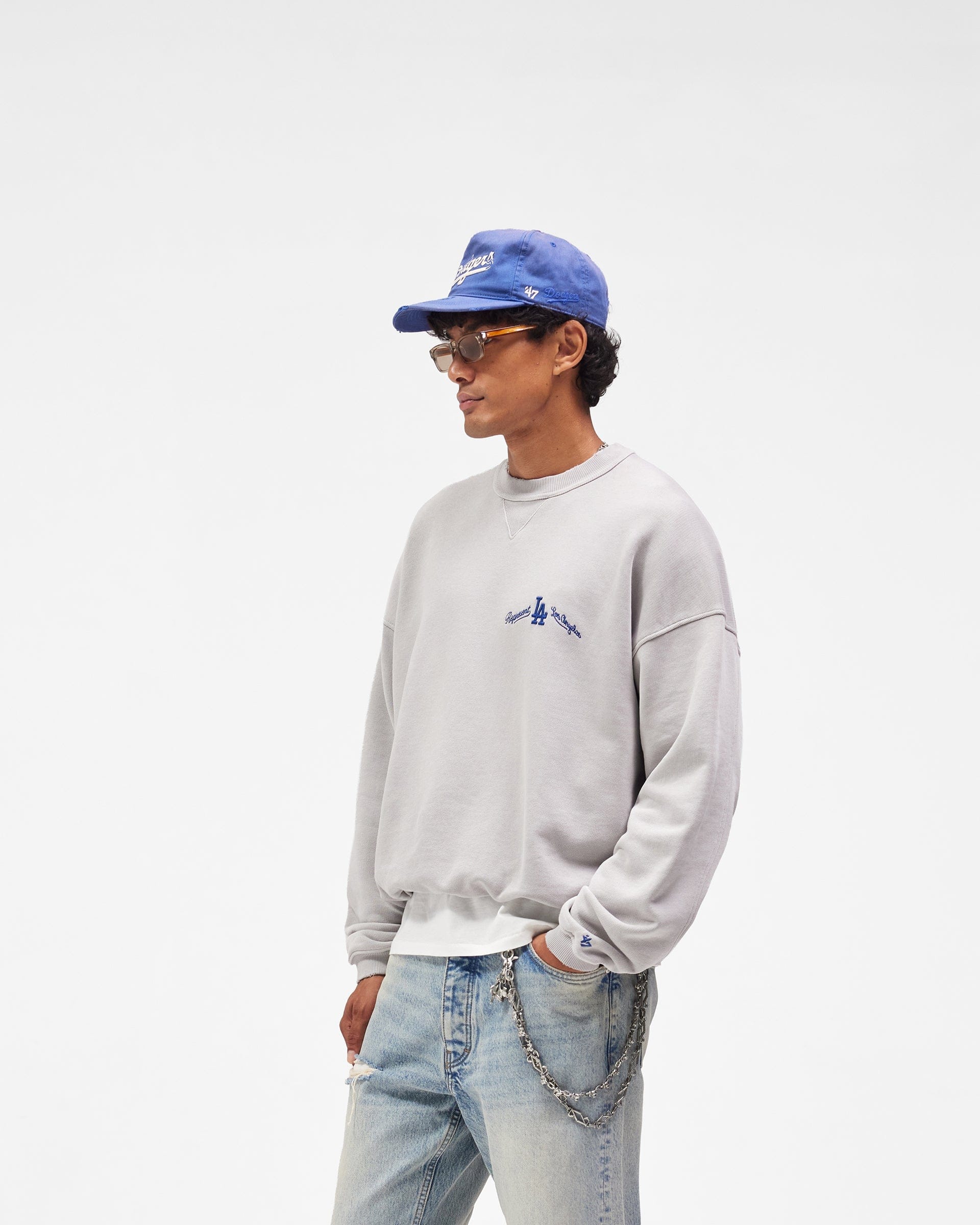 Exclusives Los Angeles Dodgers x Represent Sweater - Sprayed Mist