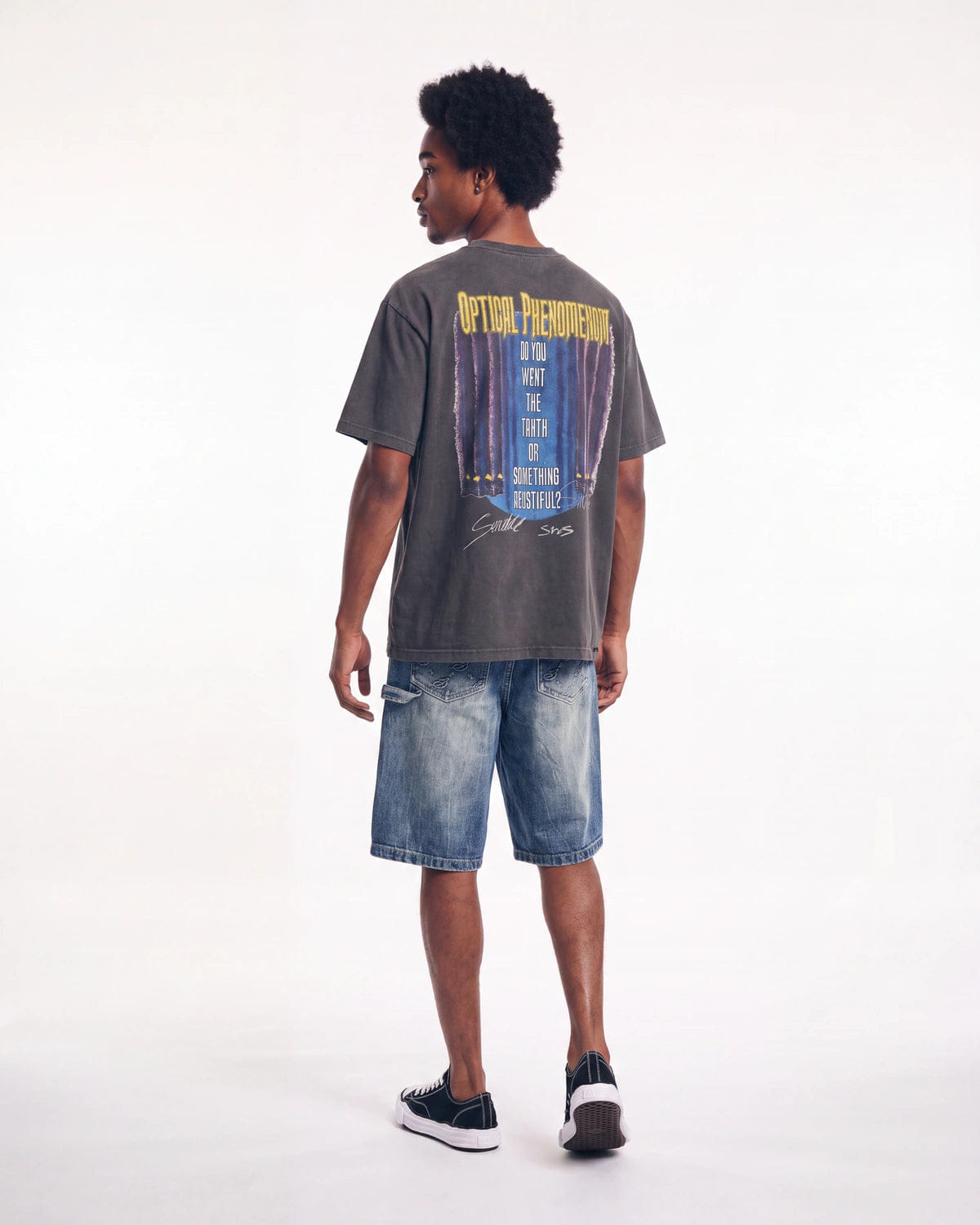 Triple Sevens Optical T-Shirt Black