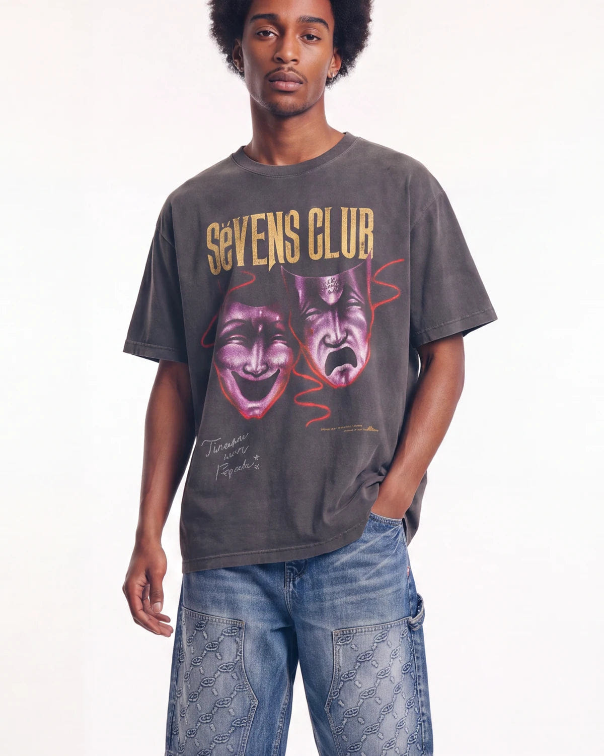 Triple Sevens Optical T-Shirt Black