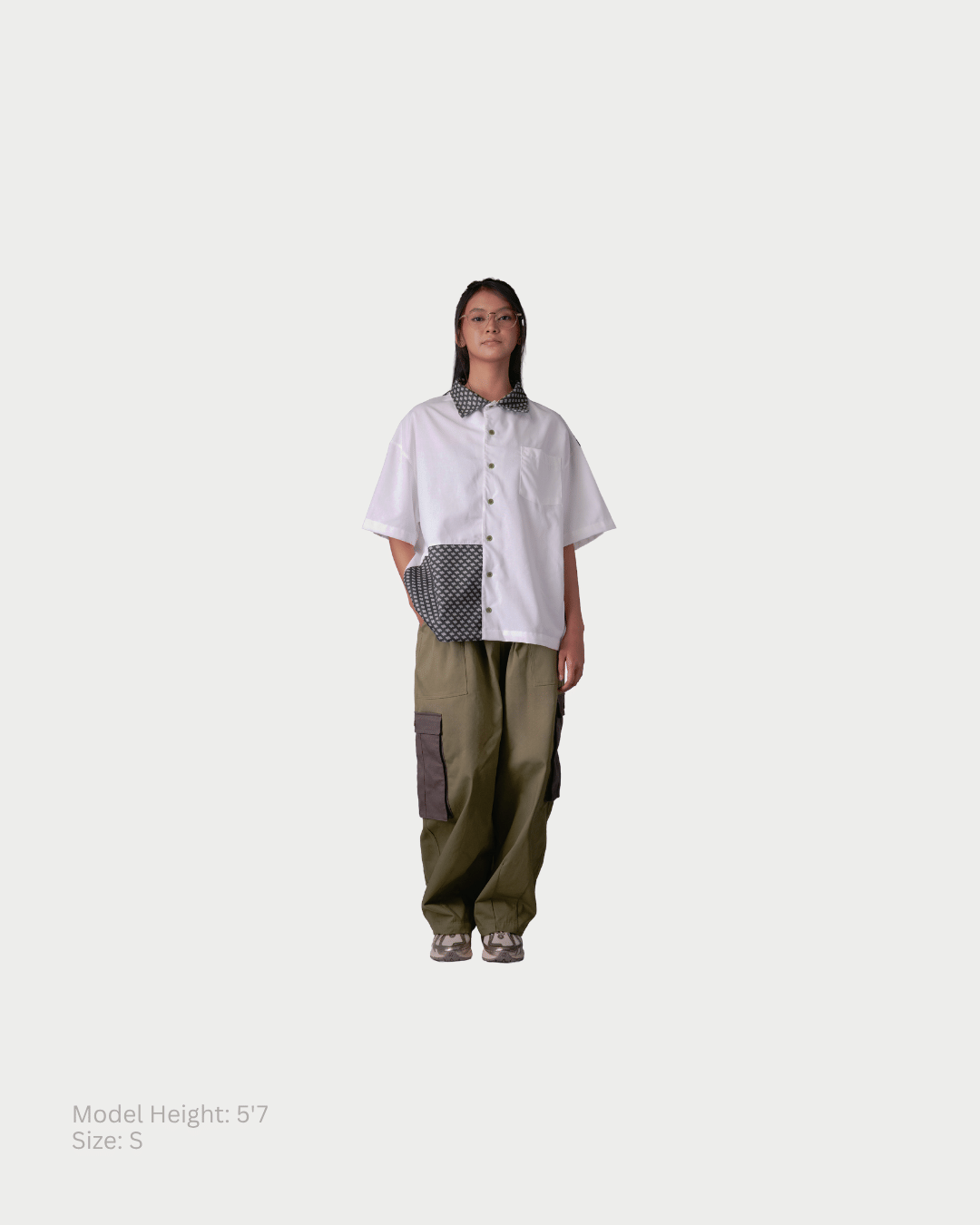 WHITE* Sole Academy Patchwork Polo - White