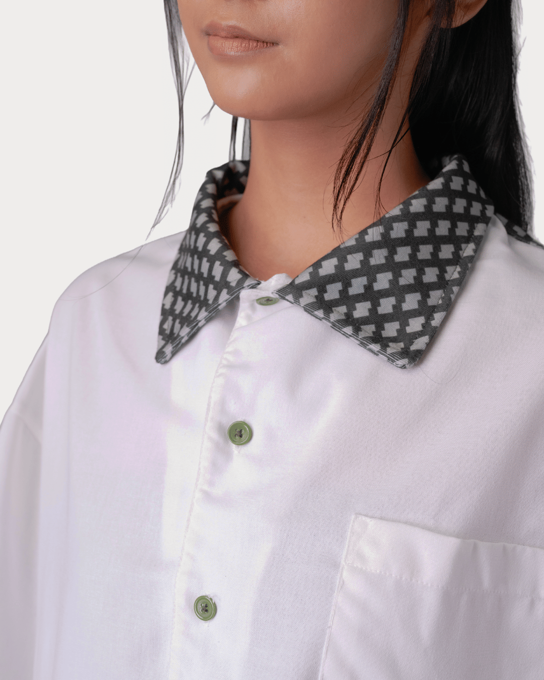 WHITE* Sole Academy Patchwork Polo - White