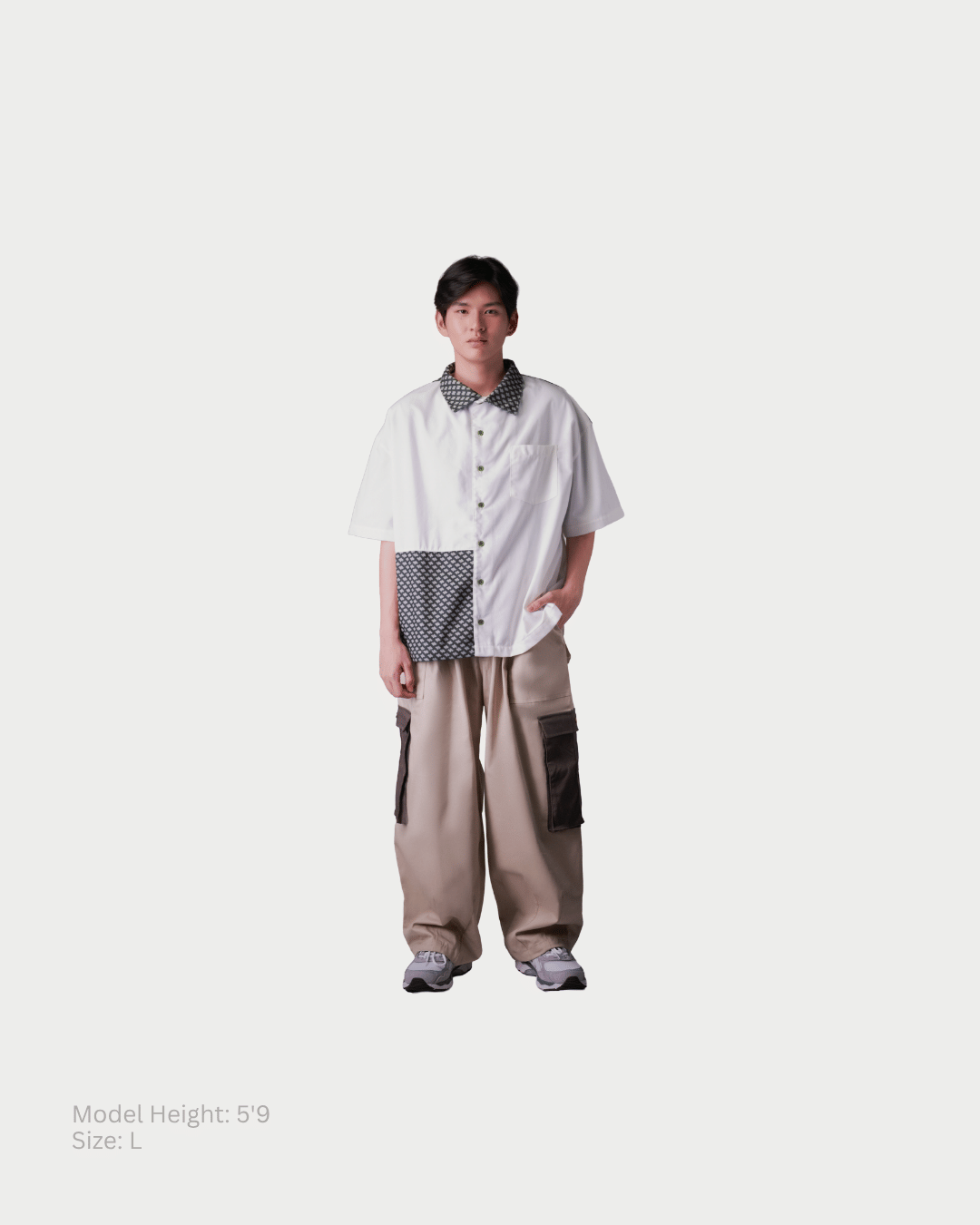 WHITE* Sole Academy Patchwork Polo - White
