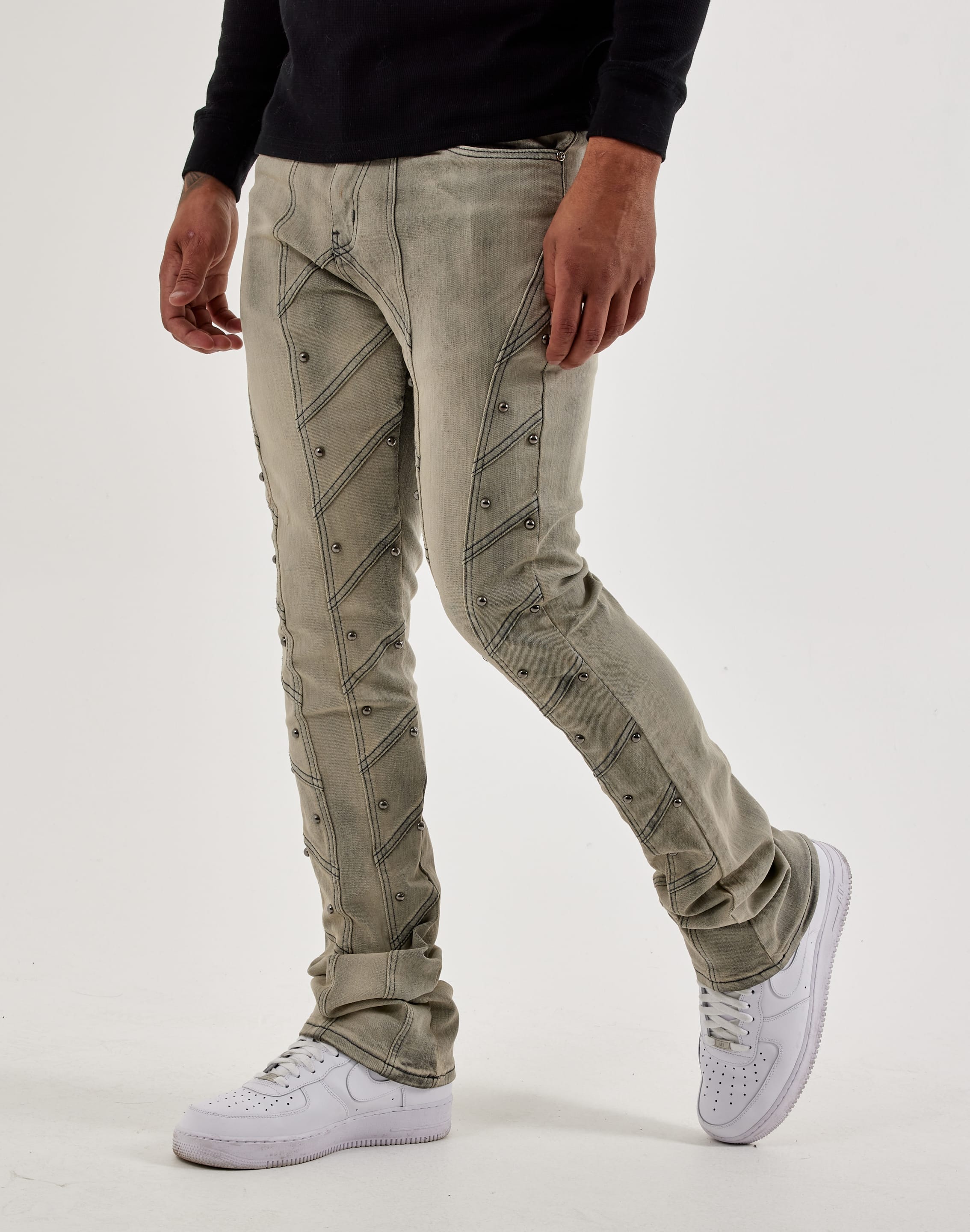 Waimea Stacked Sideline Stud Denim Jeans