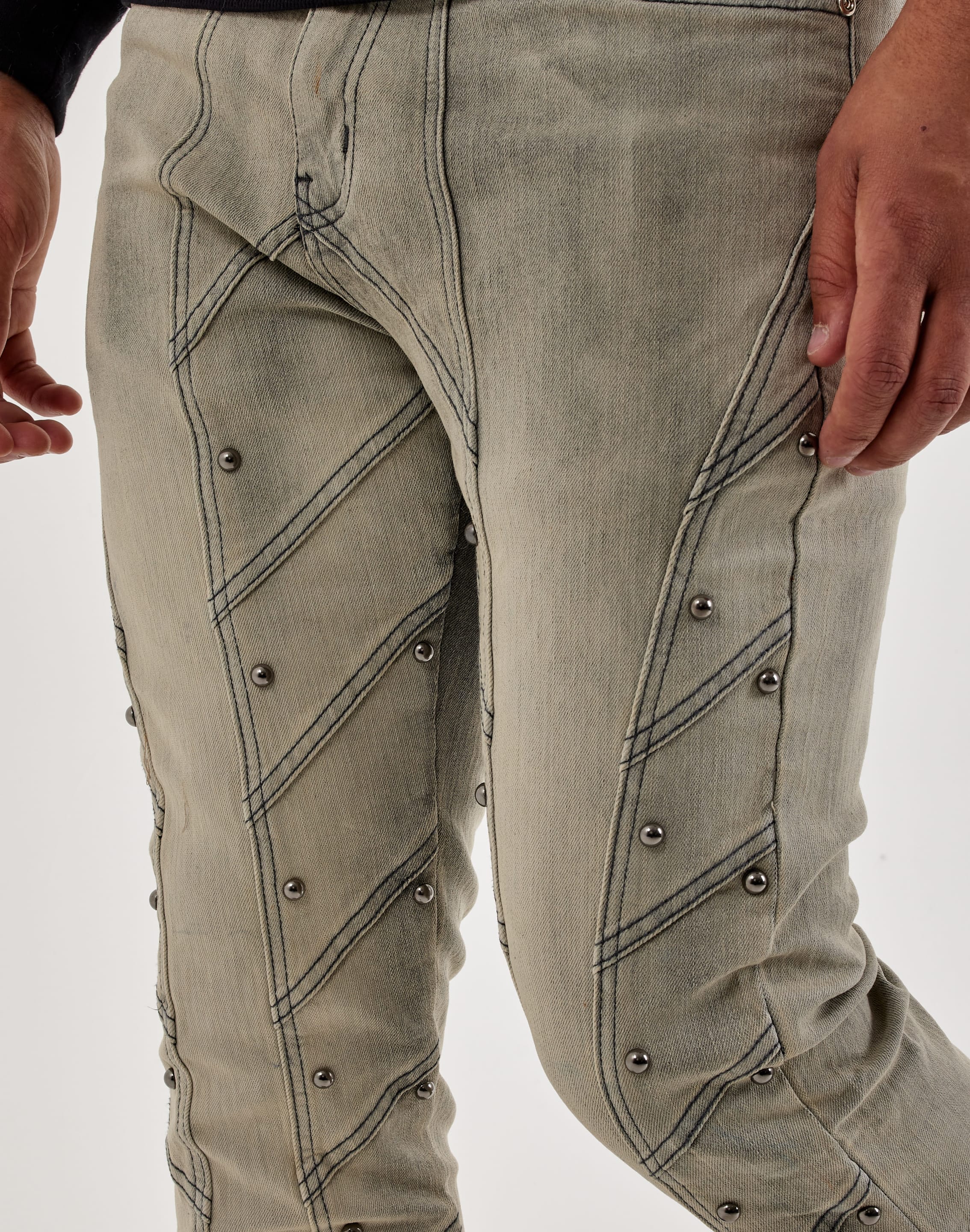 Waimea Stacked Sideline Stud Denim Jeans