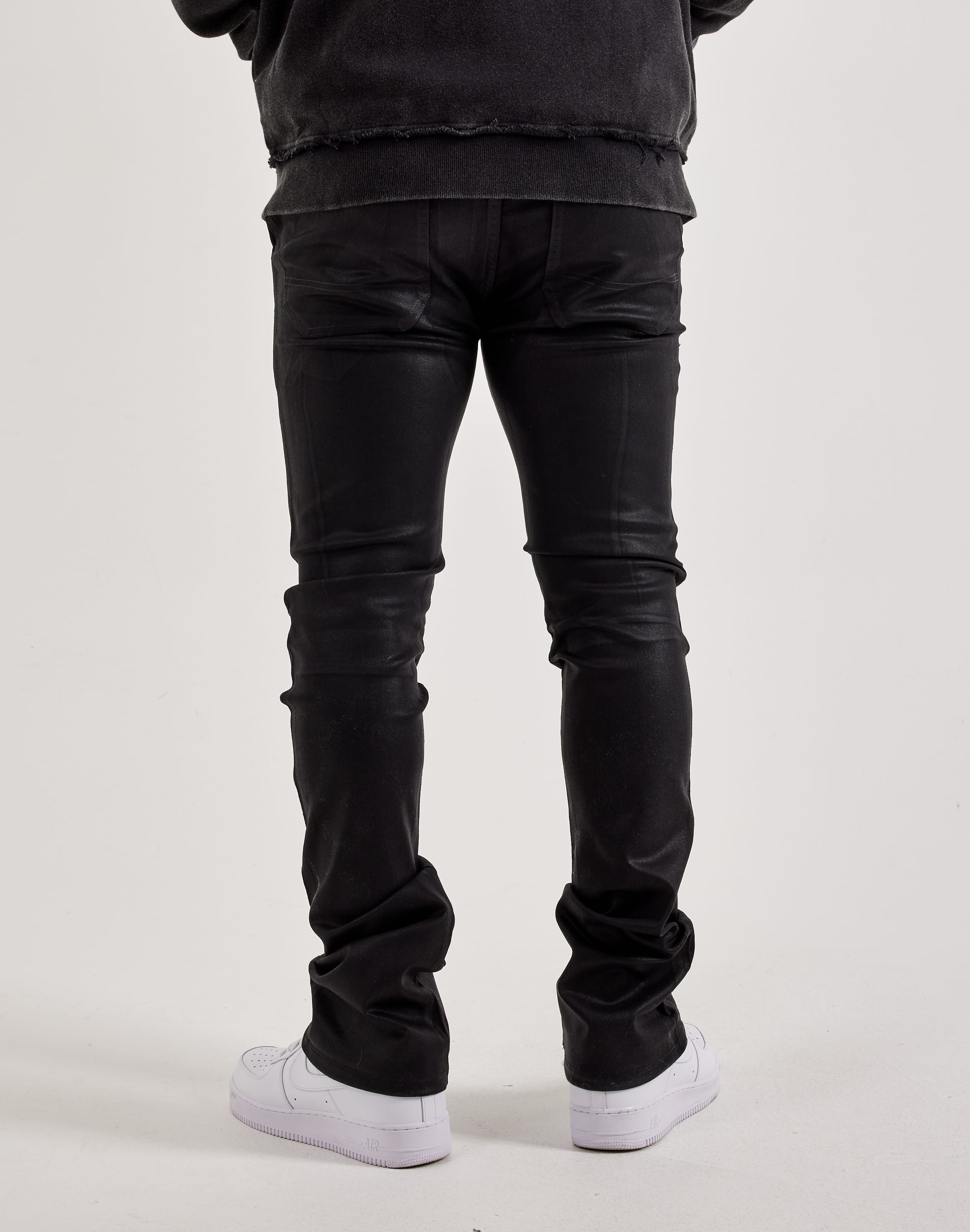 Waimea Wax Coated Stacked Embossed Denim Jeans