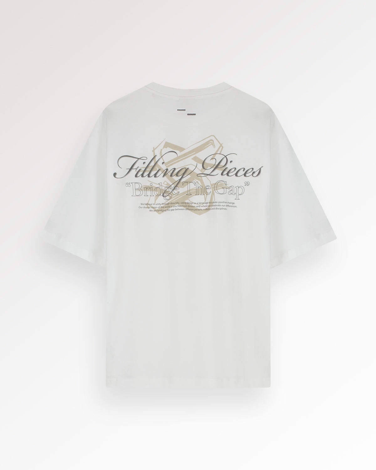 Trend Maven T - Shirt Boxy Bridge the Gap White