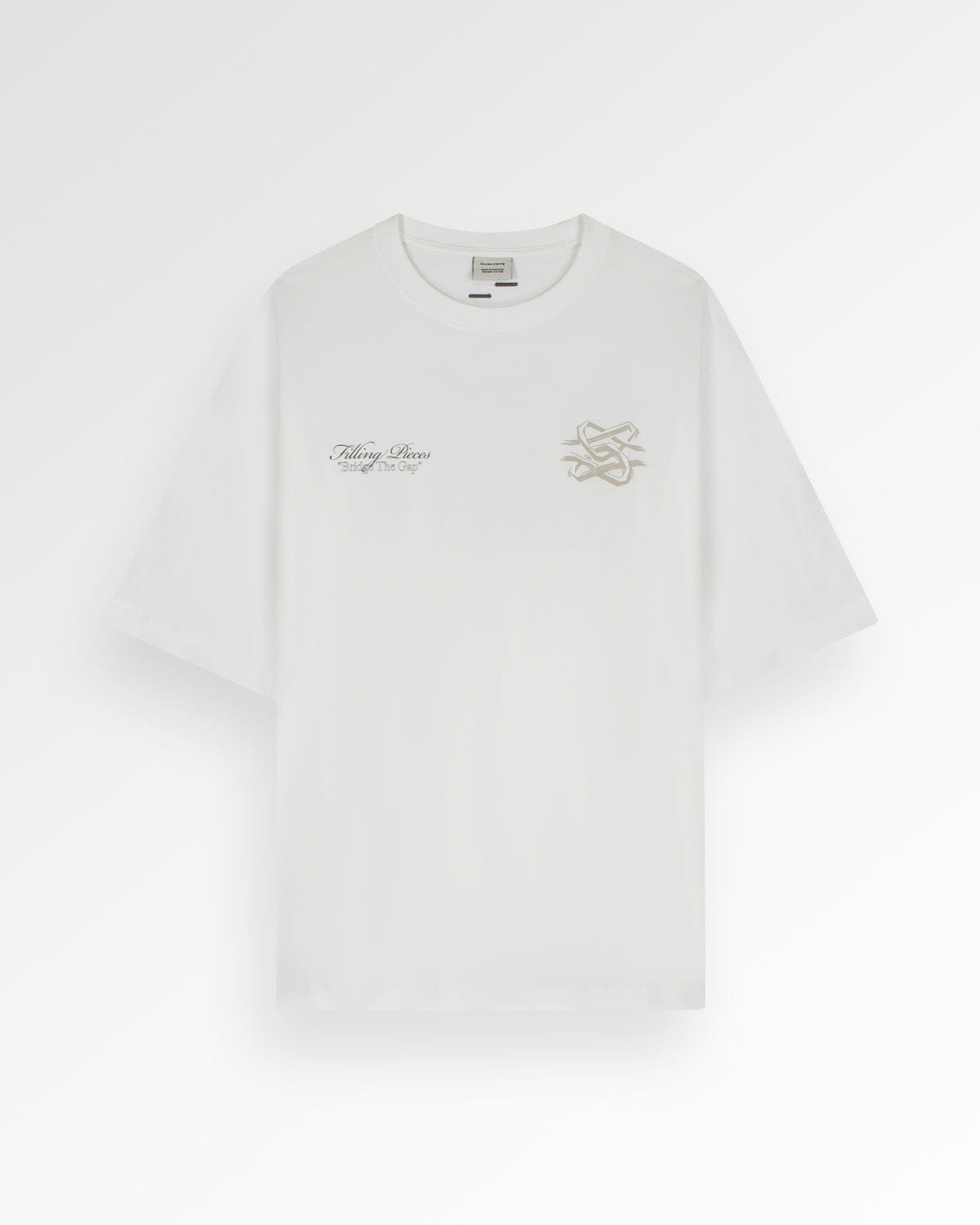 Trend Maven T - Shirt Boxy Bridge the Gap White