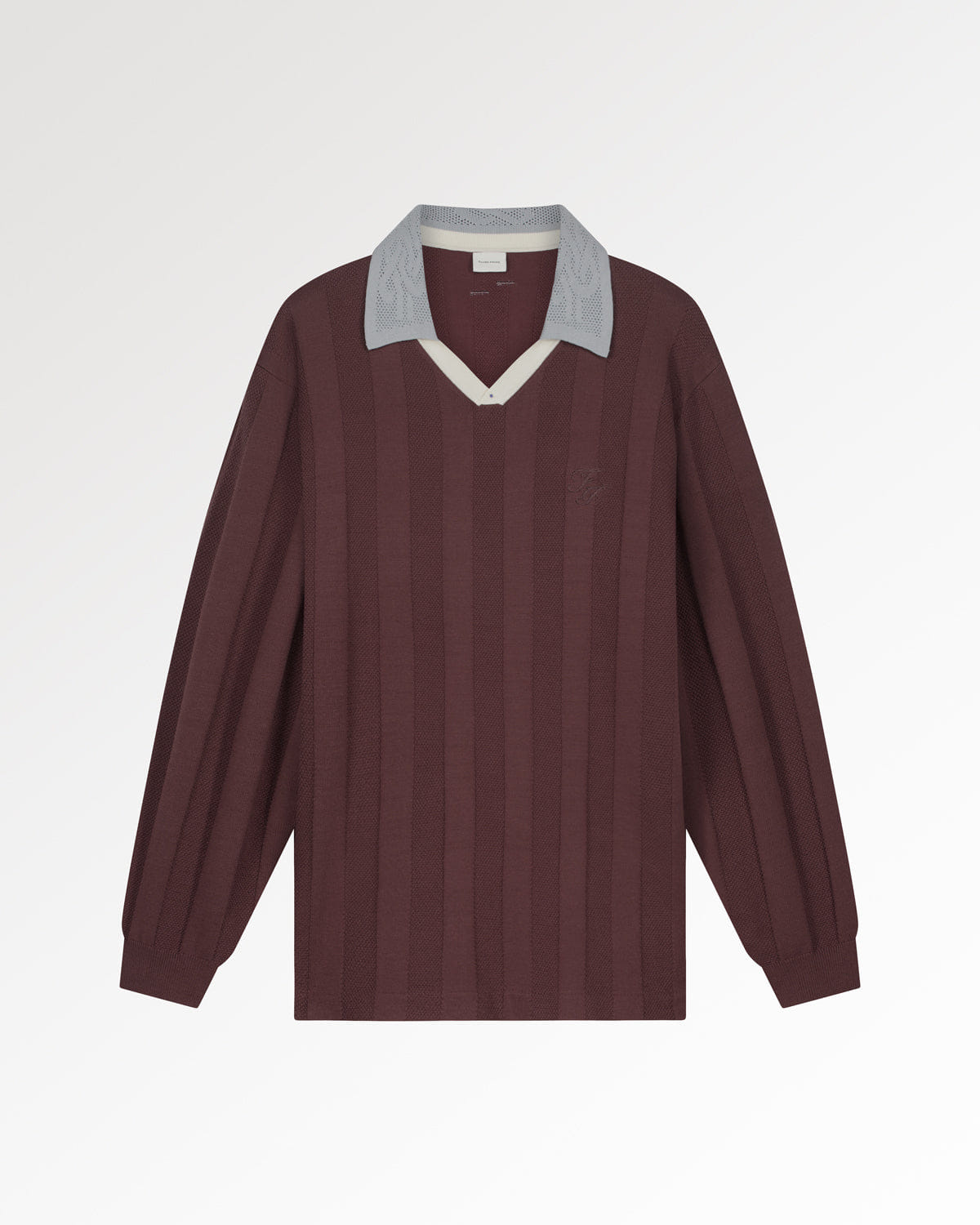 Trend Maven Knit Football Jersey Bitter Chocolate
