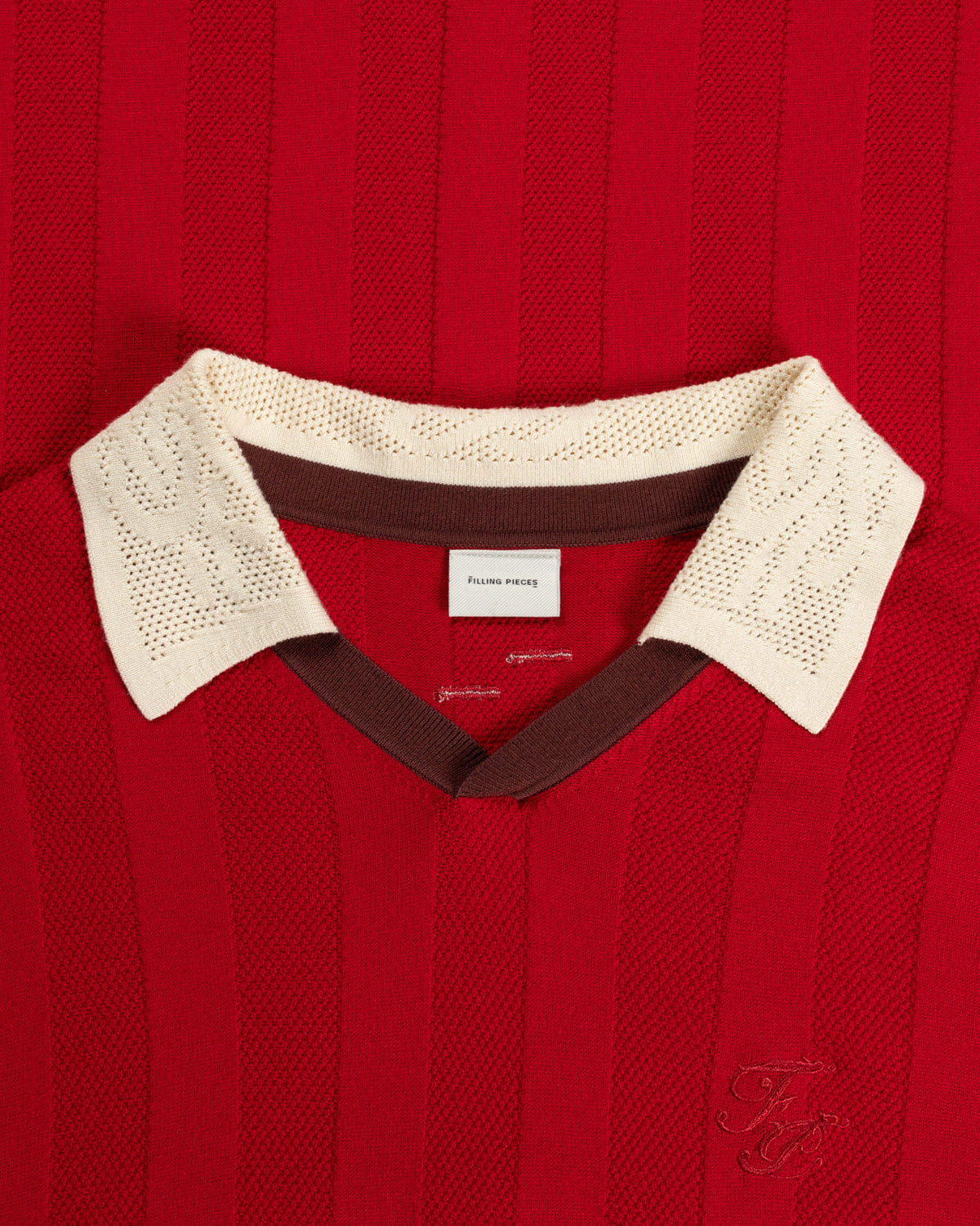 Trend Maven Knit Football Jersey Scarlet Red