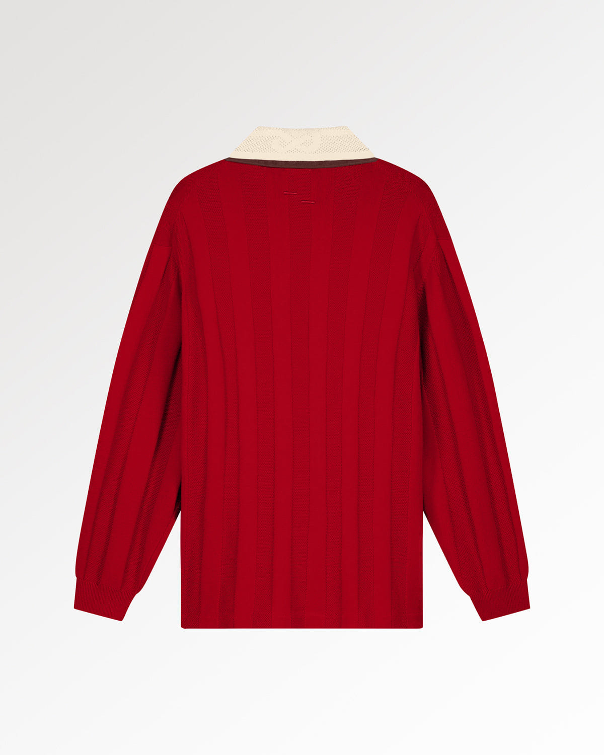 Trend Maven Knit Football Jersey Scarlet Red