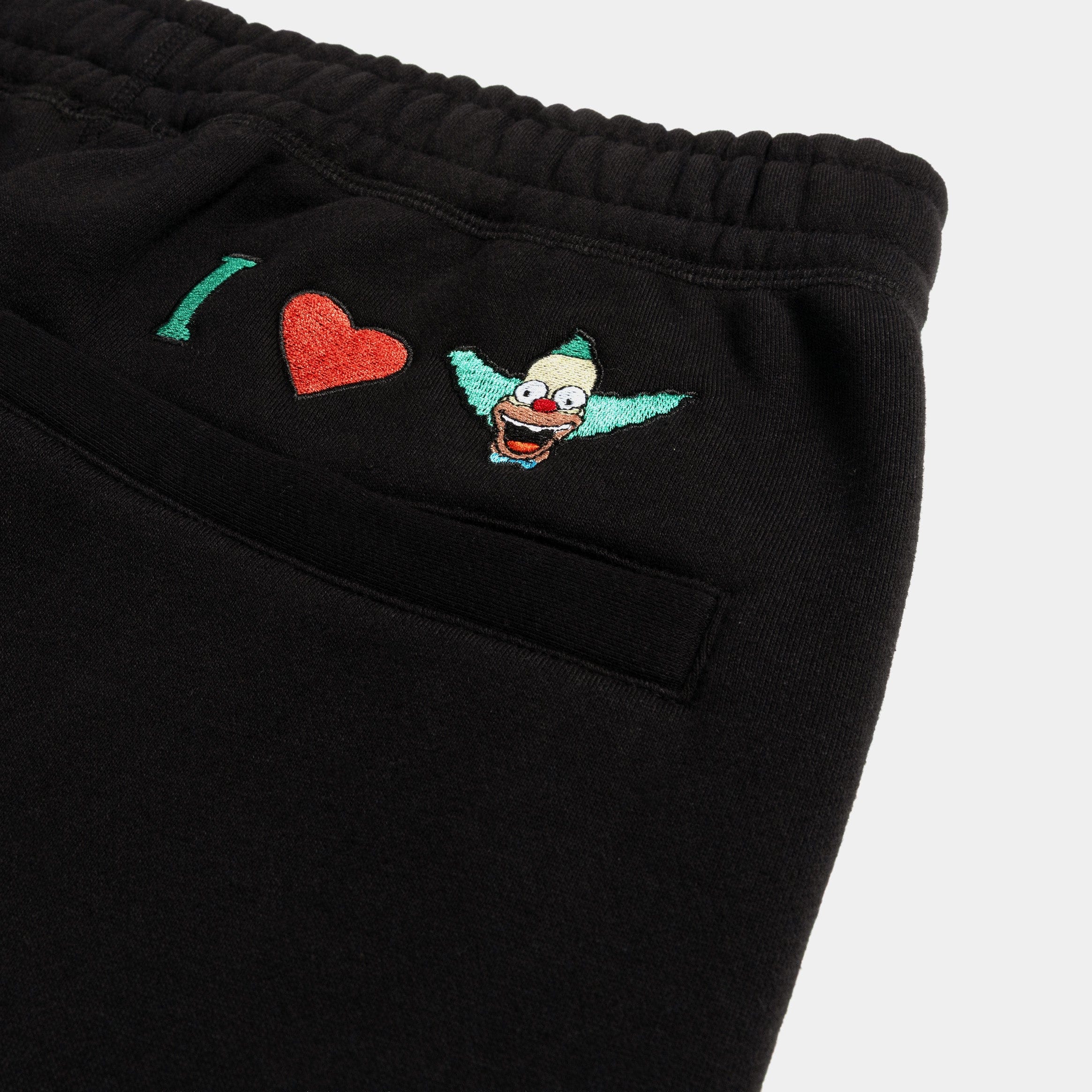 Simpsons x SP The Simpsons By Shoe Palace Krusty The Clown Mens Sweatpants (Black/Red)