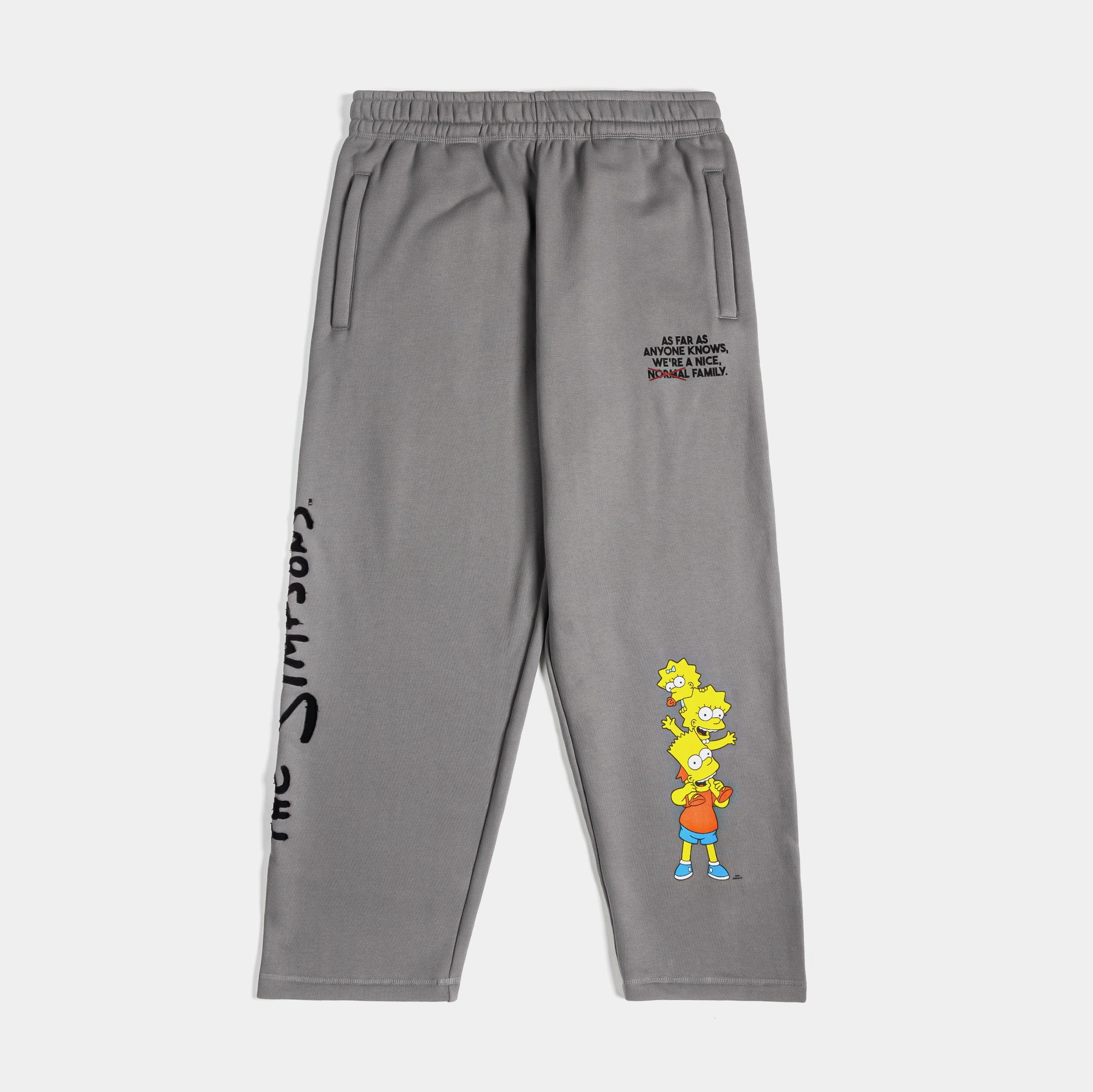 Simpsons x SP The Simpsons By Shoe Palace Family Mens Sweatpants (Grey/Black)