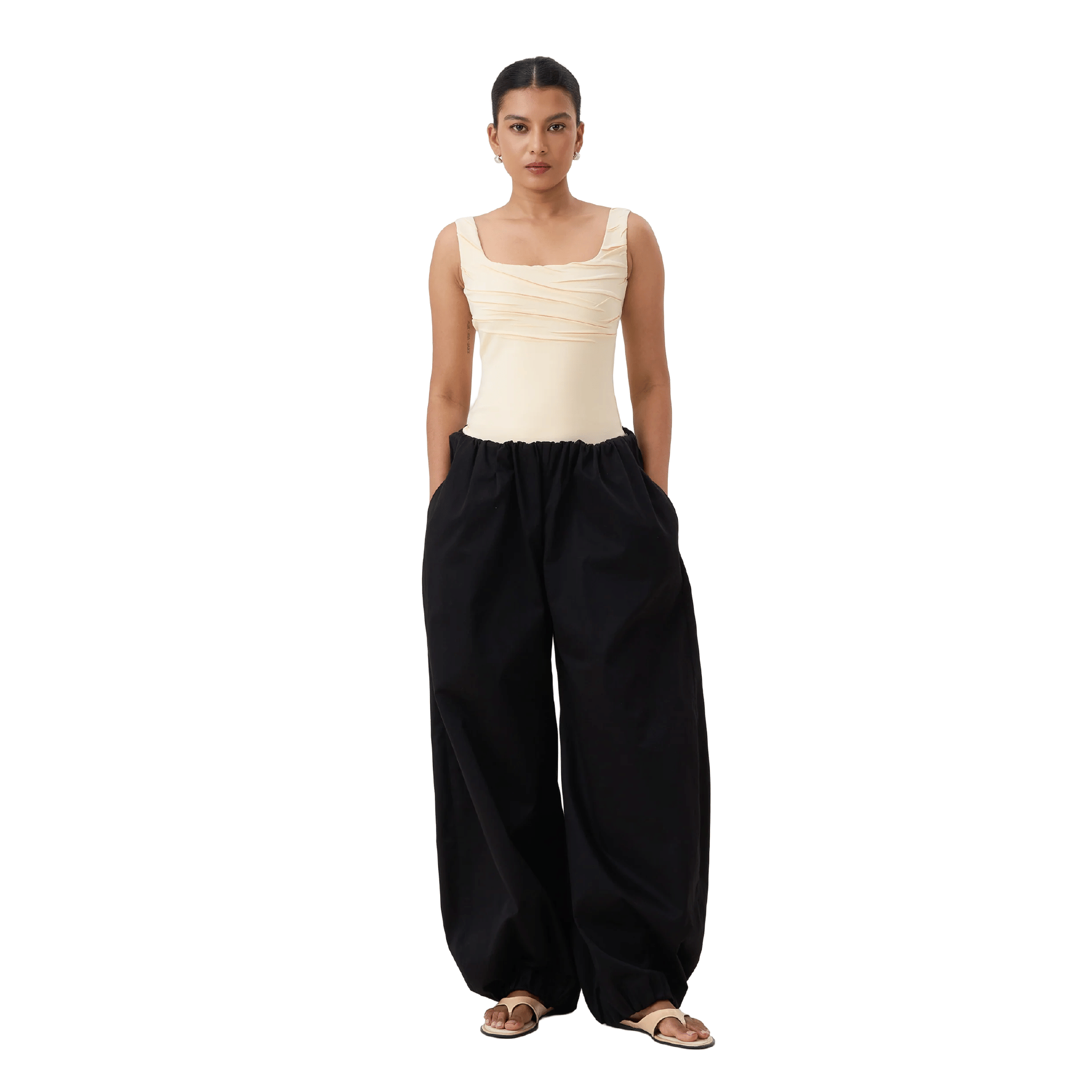 Polite Society MISFUSED TANK TOP (ECRU)