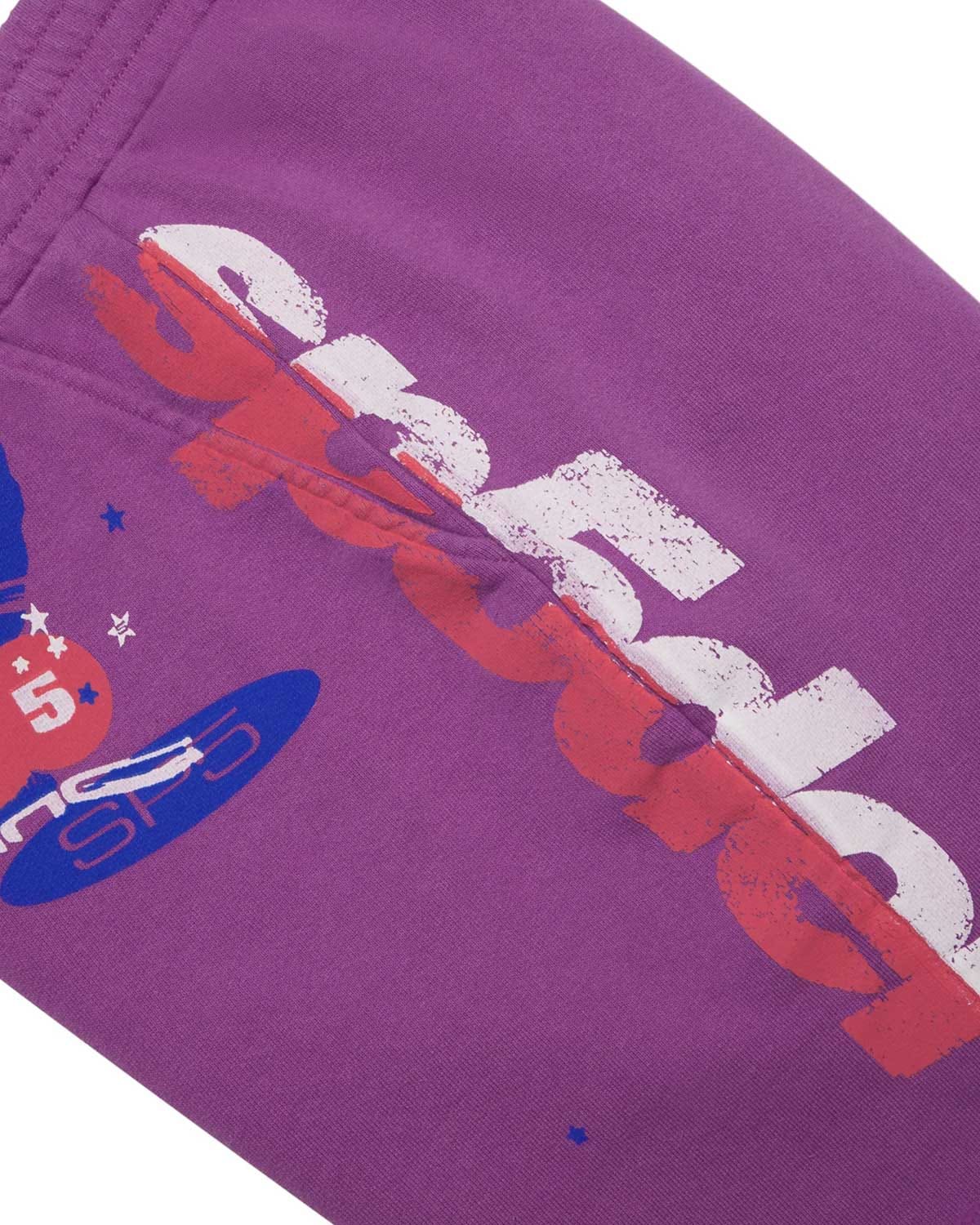 Sp5der Worldwide Sp5der Tire Tech Sweatshorts Fuchsia Pink