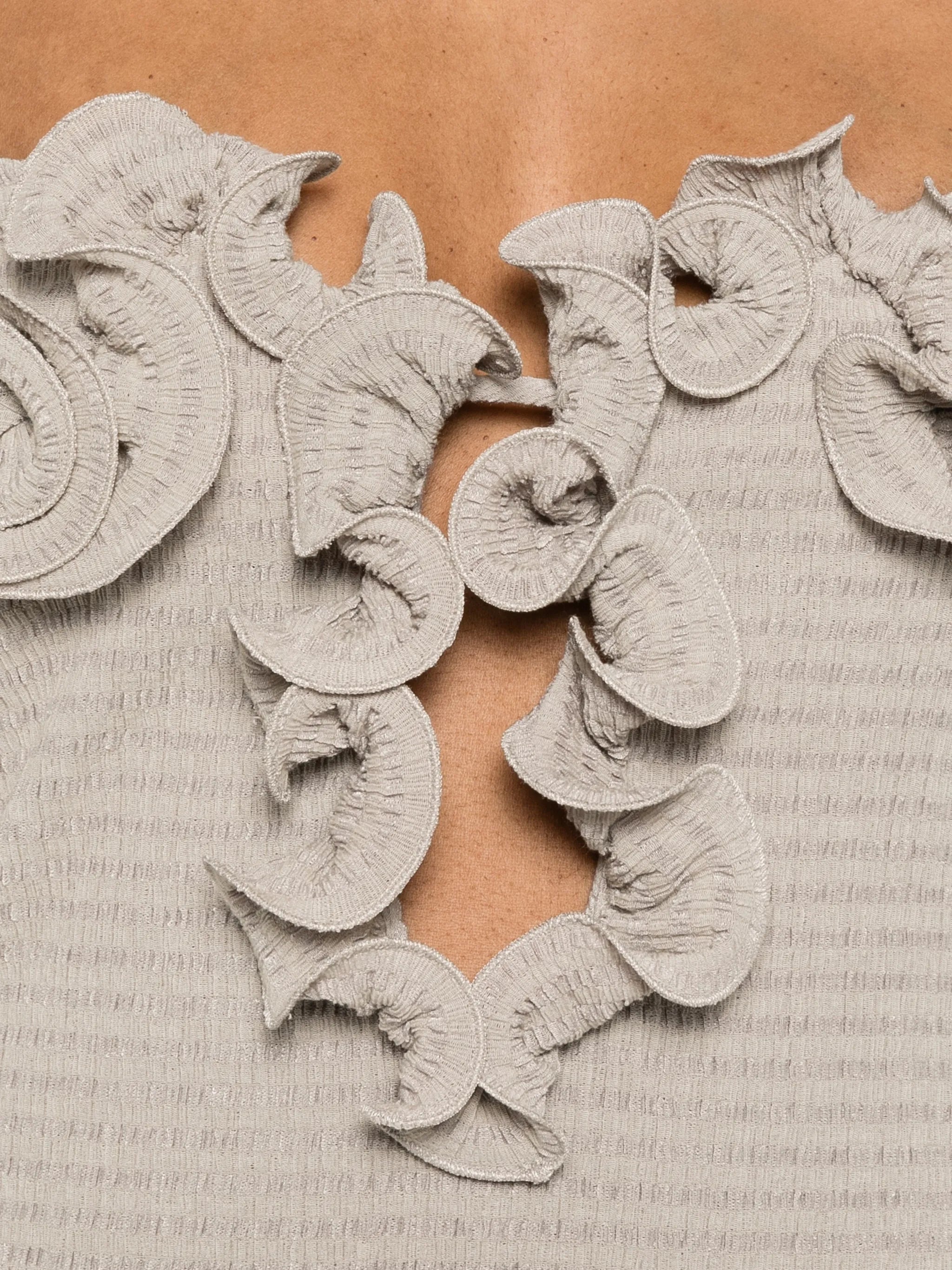 Magda Butrym floral appliqué dress