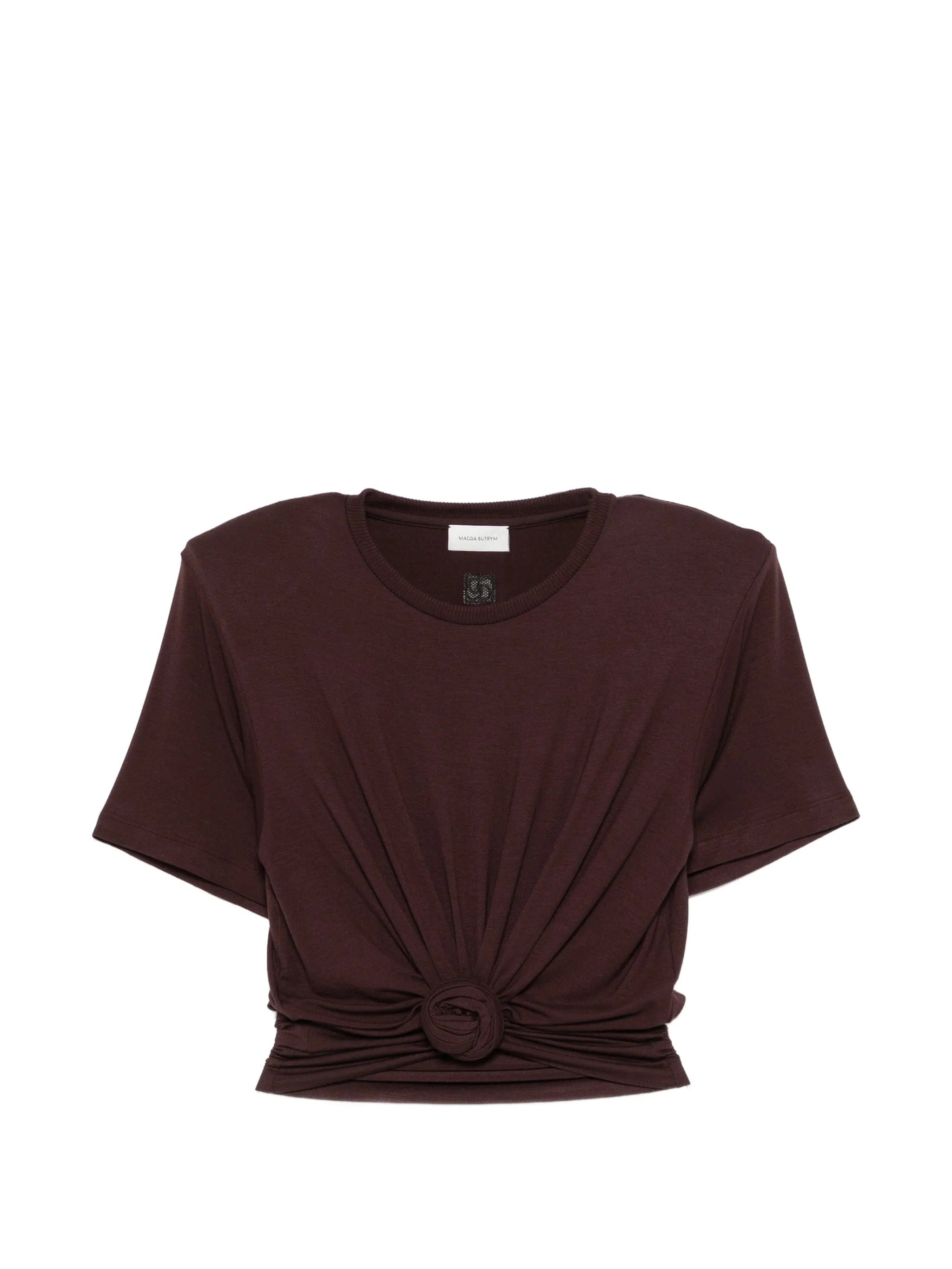 Magda Butrym knotted T - shirt