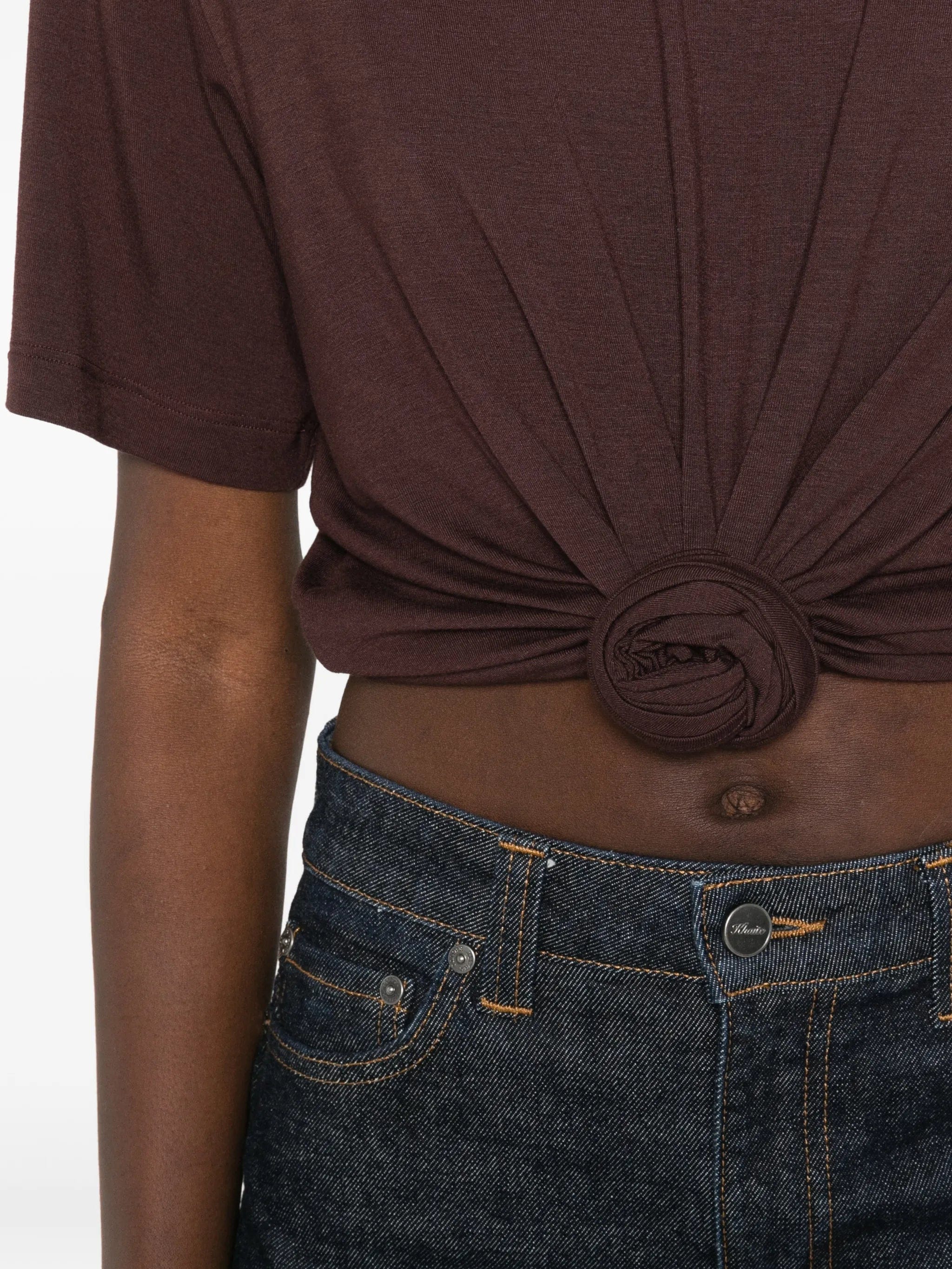Magda Butrym knotted T - shirt