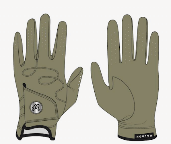 Malbon Golf Division Glove – Military Green