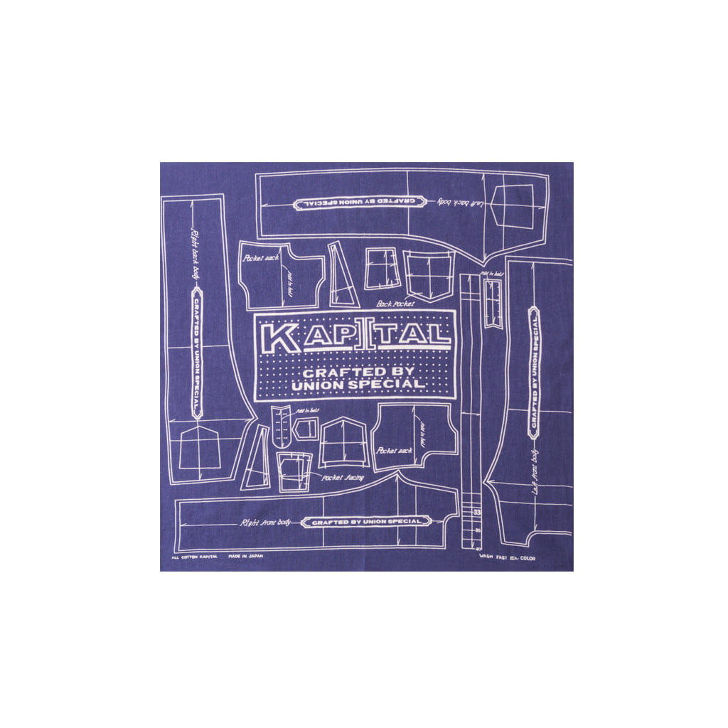 Kapital Barbie Pattern Bandana - Purple