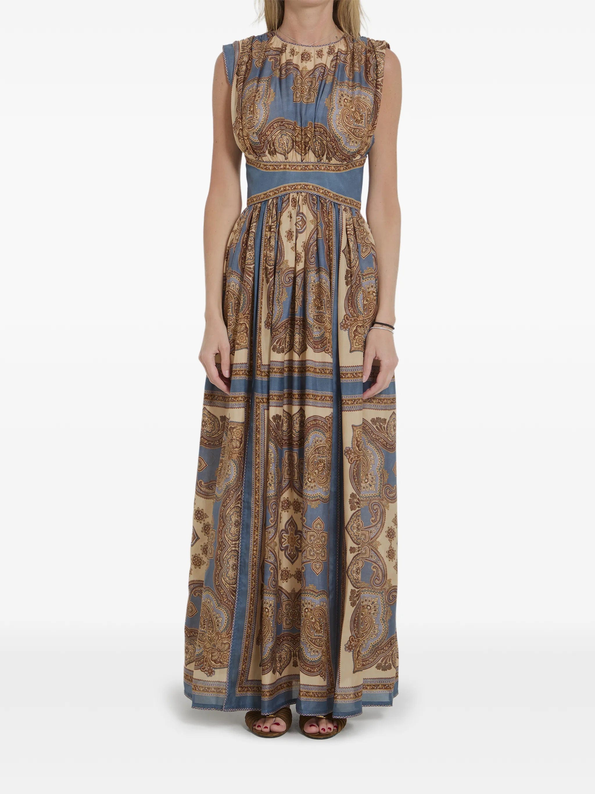 Zimmermann paisley - print sleeveless maxi dress