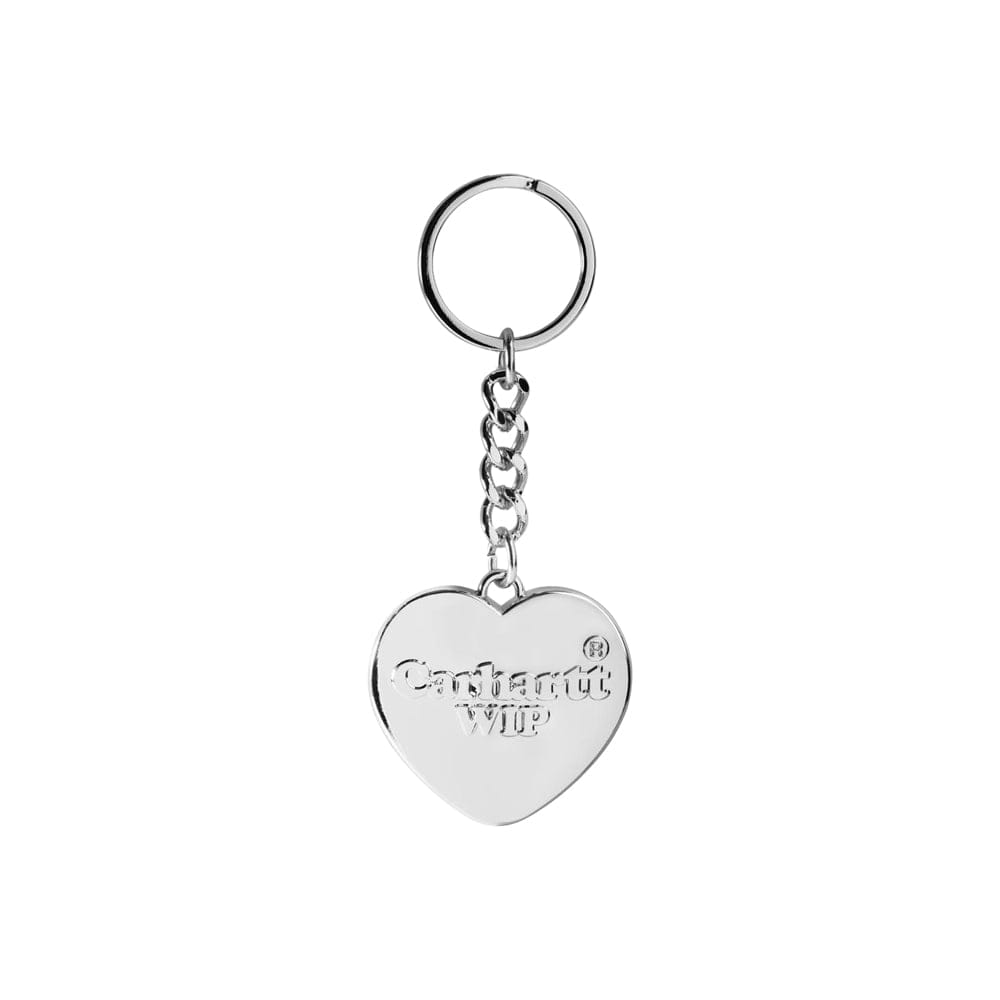 Carhartt WIP Heart Keychain - Silver