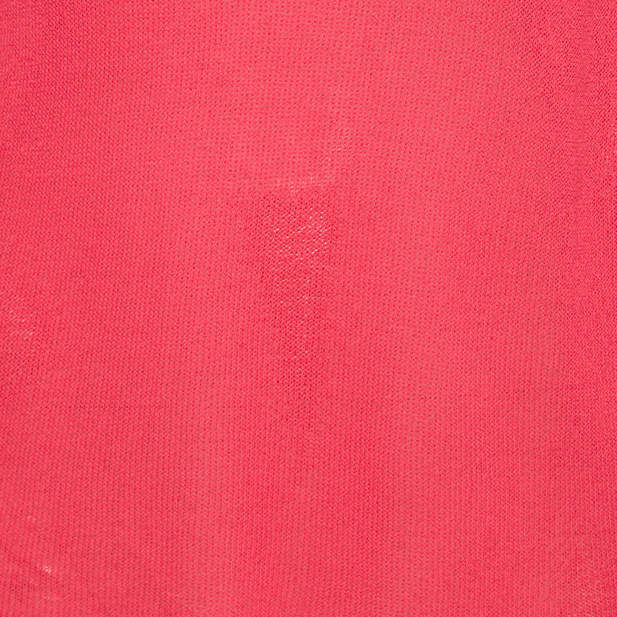 Vintage Pink Cut Out Detail Blouse